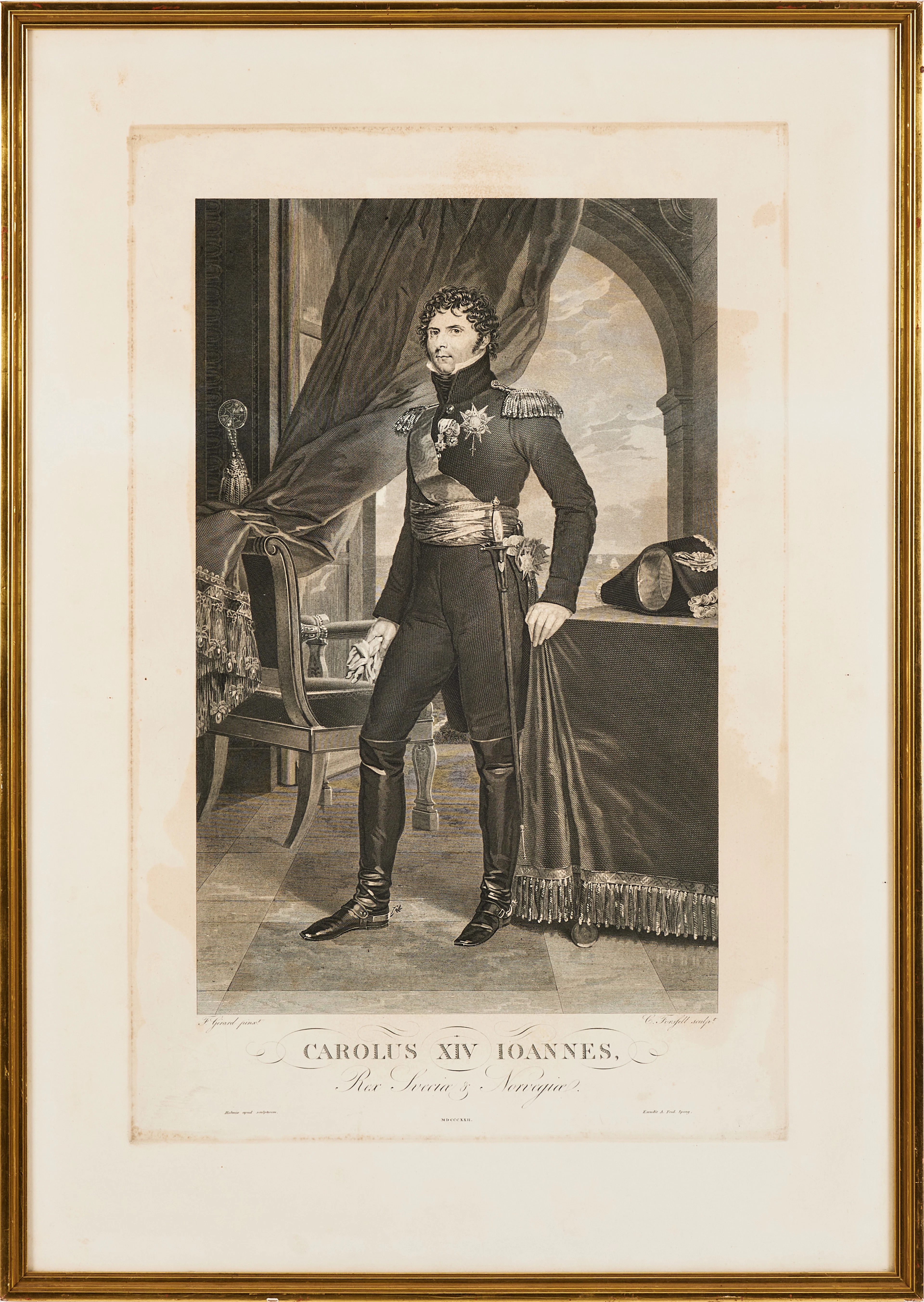 CHRISTIAN DIDRIK FORSSELL. "Carolus XIV Johannes, Rex Sveciae & Norwegiae"