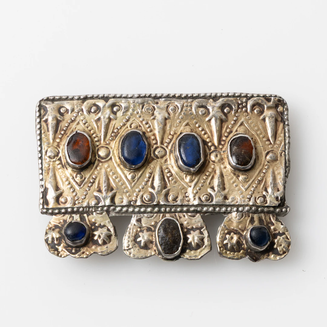 HÄNGE/ RELIKGÖMMA, "Kumush Doga", Turkmenistan, Yomud, silver, 17/1800-tal.
