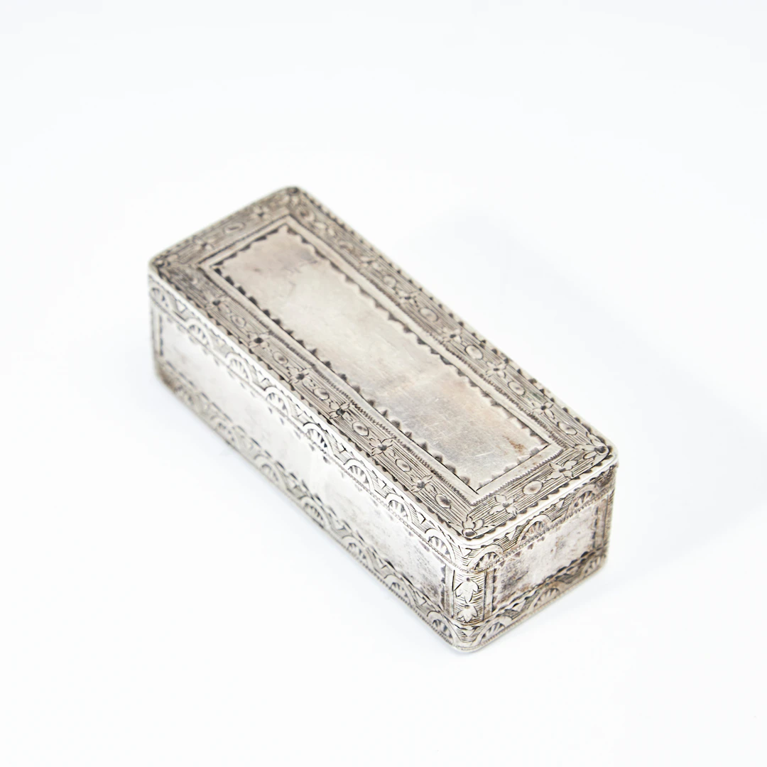 JOHAN LINDGREN (VERKSAM 1797-1811). Snusdosa, silver, Gävle 1807-1811