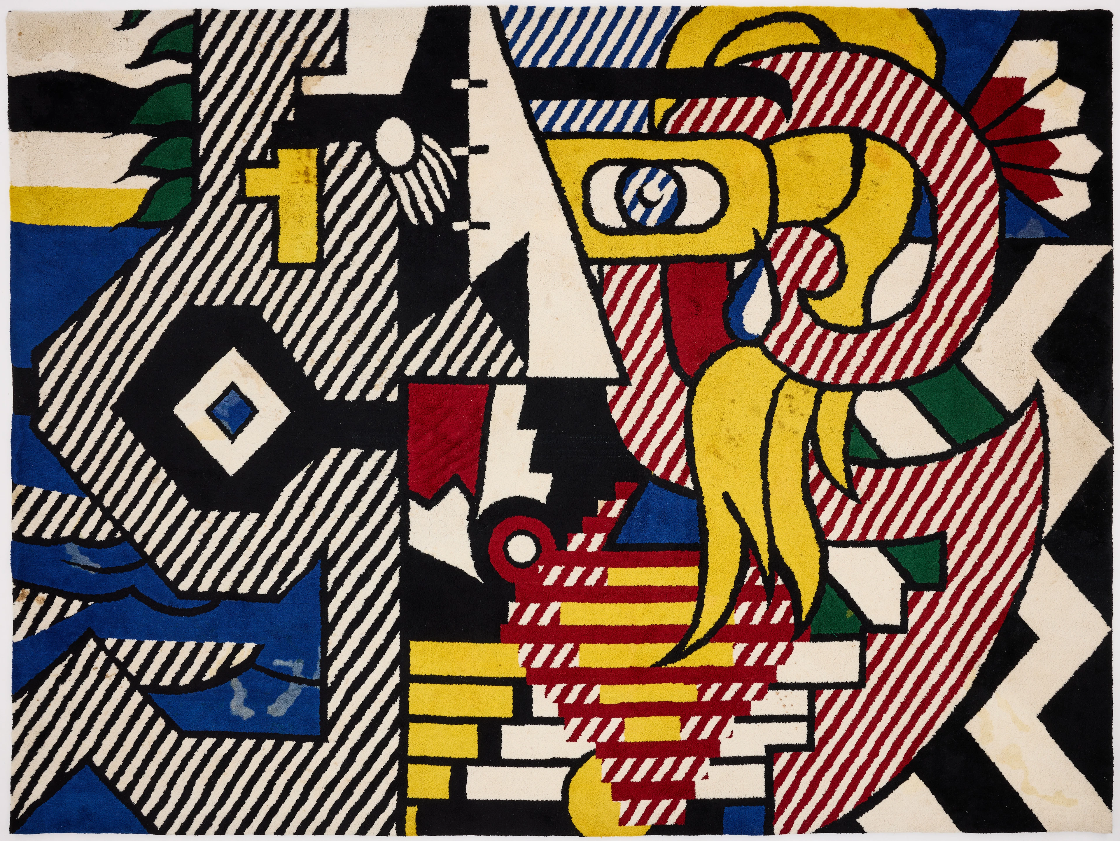 ROY LICHTENSTEIN. efter, "Amerind Landscape", matta, med lugg, Modern