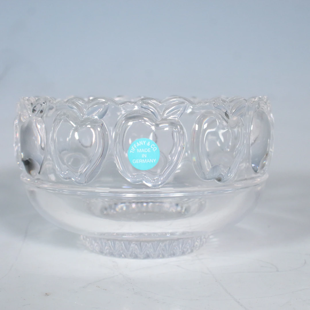 TIFFANY & CO. kleine Schüssel mit Apfel-Relief, 1990er, Deutschland.