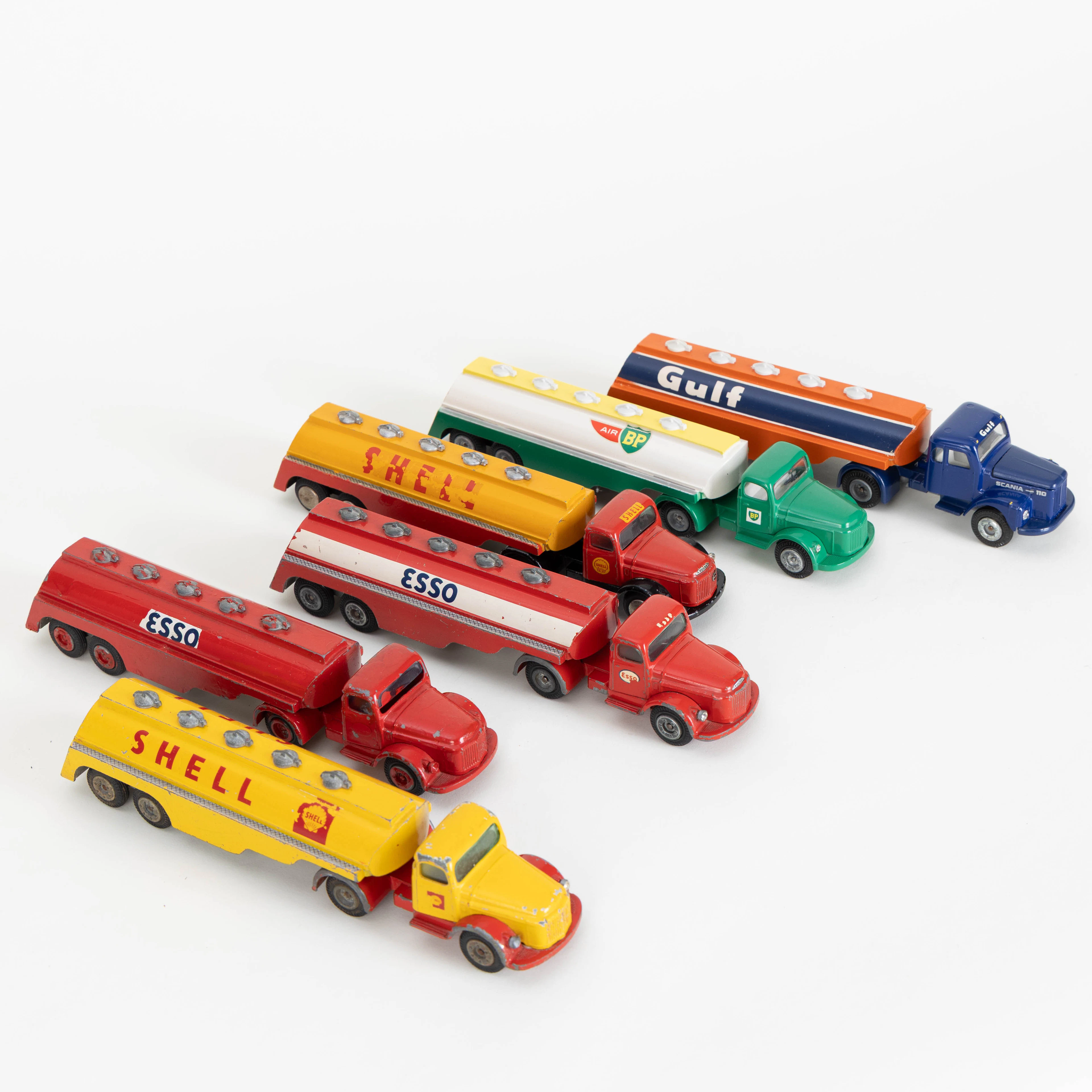 TEKNO, sechs Tanklastwagen, Dänemark, 1960er Jahre (6).
