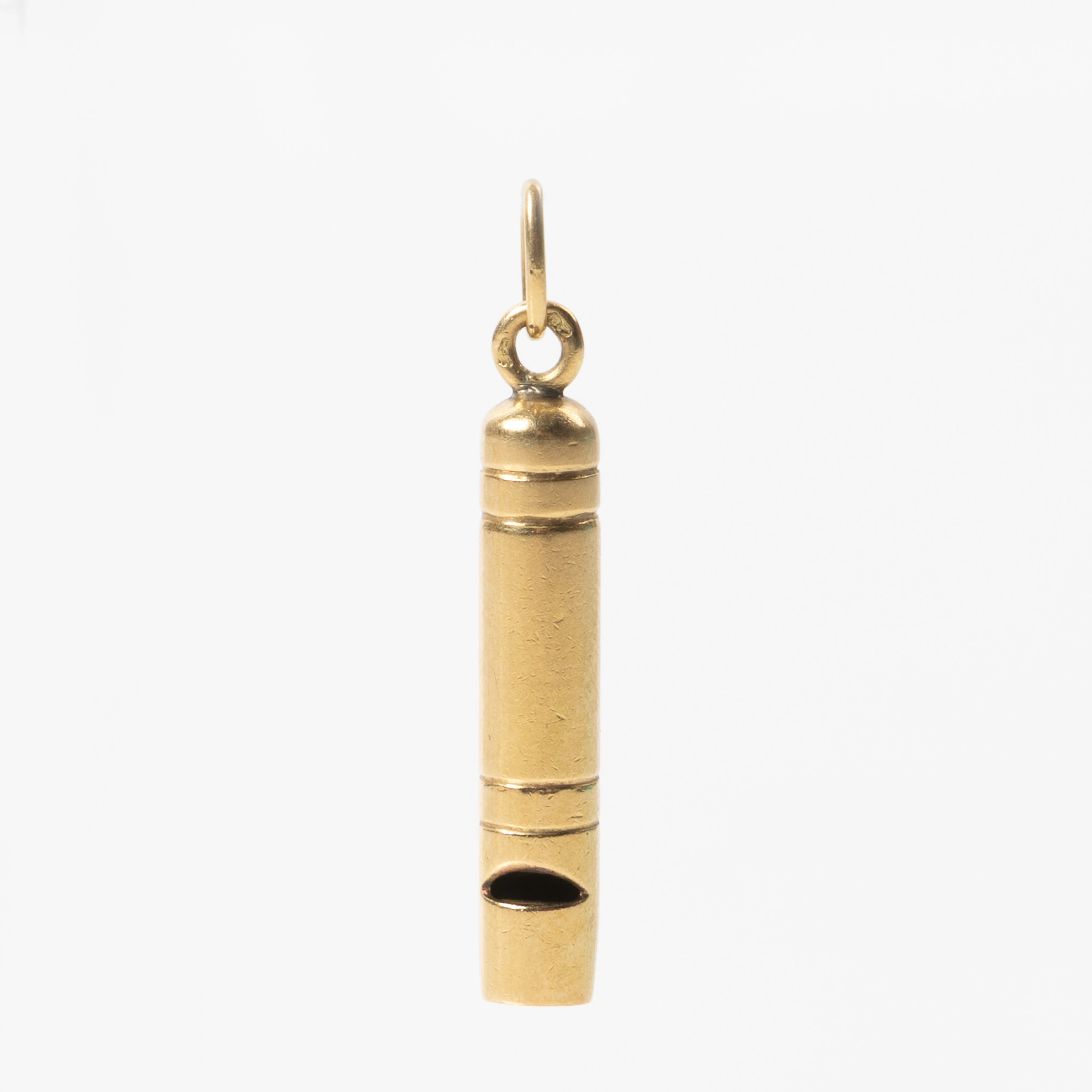 CARTIER (tillskriven) berlock/hänge, visselpipa, 18K guld.