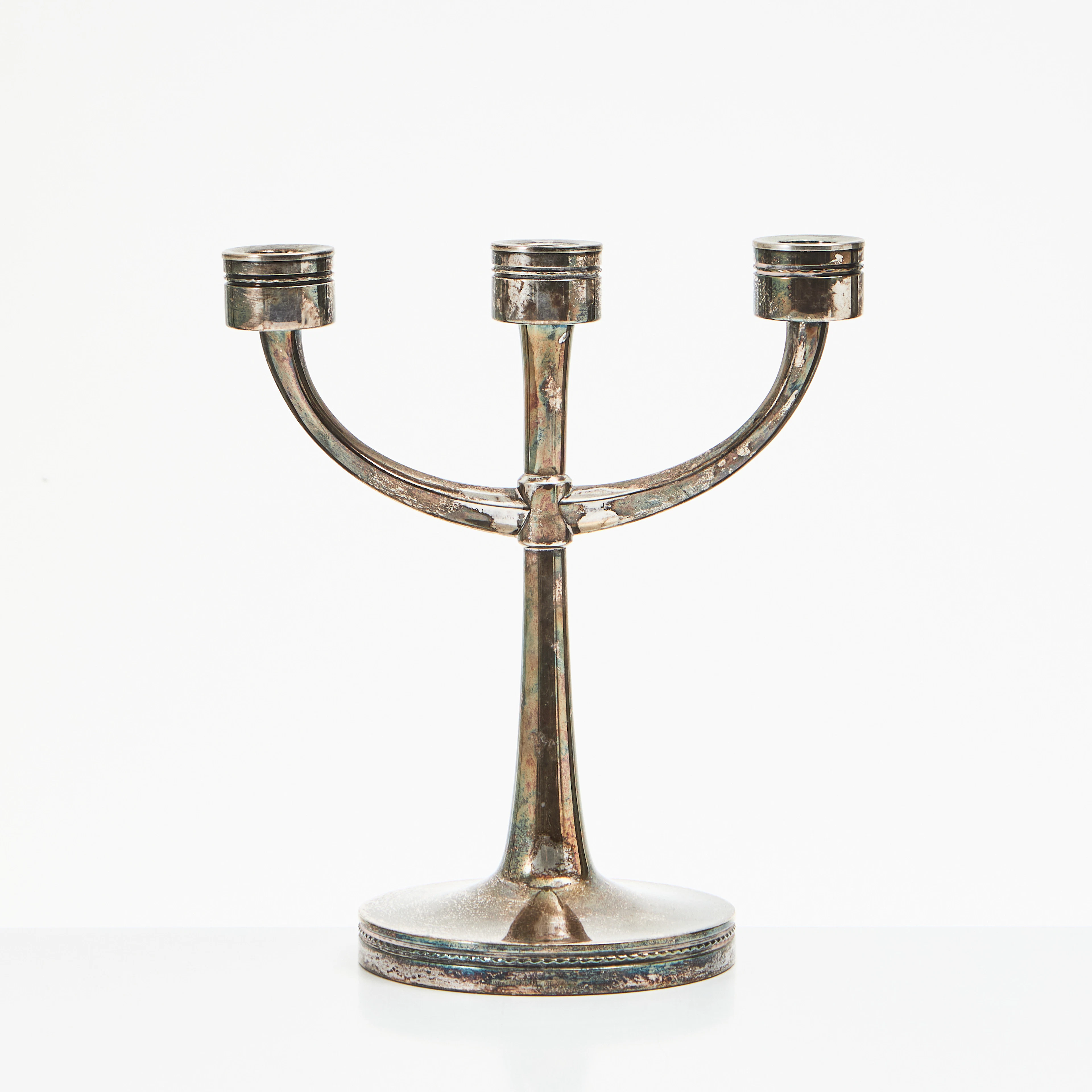 ERIC LÖFMAN, kandelaber, silver, MGAB Uppsala 1976.
