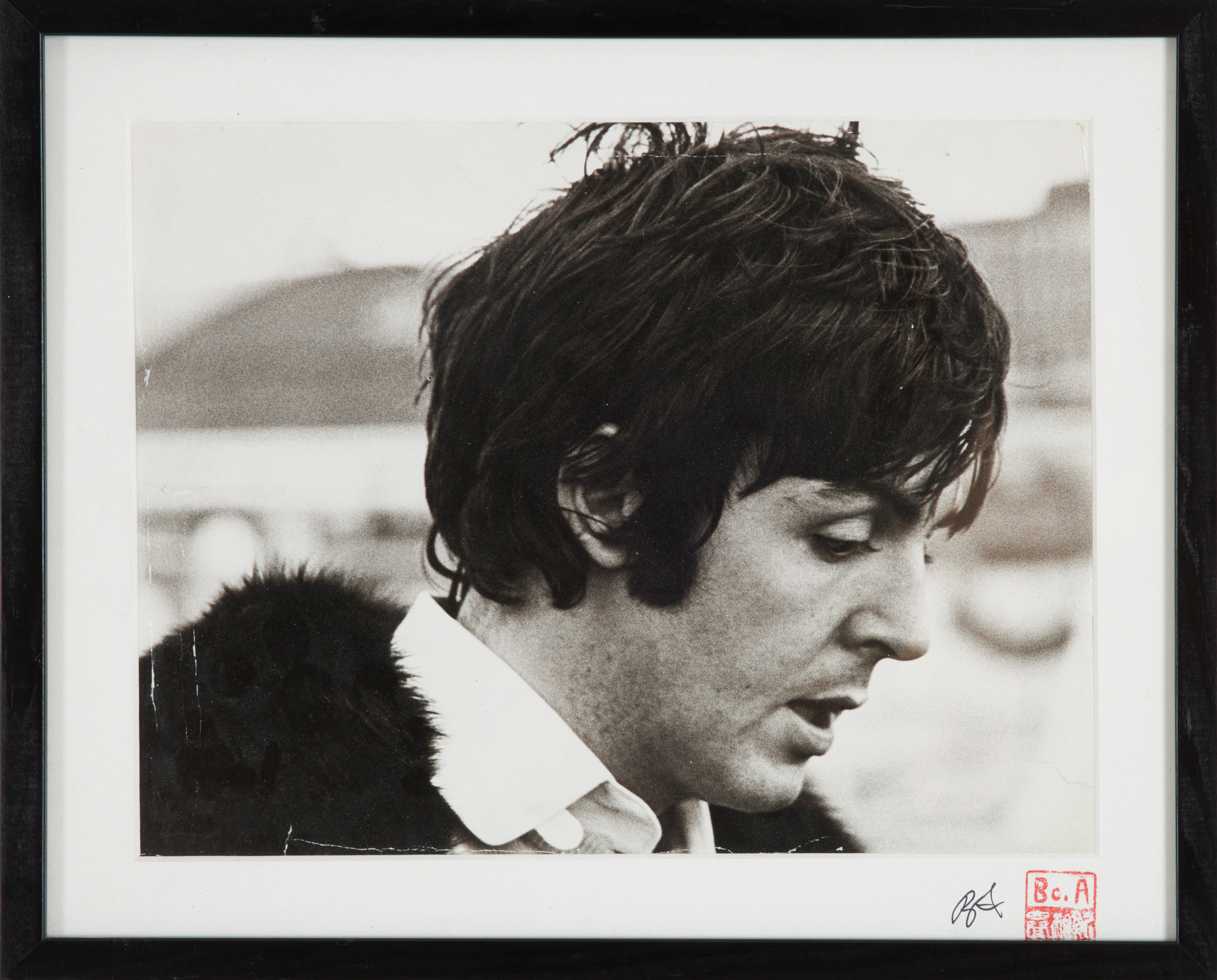 BO ARRHED (1937-). Signerat originalfoto, Paul McCartney i Malmö/Falsterbohus