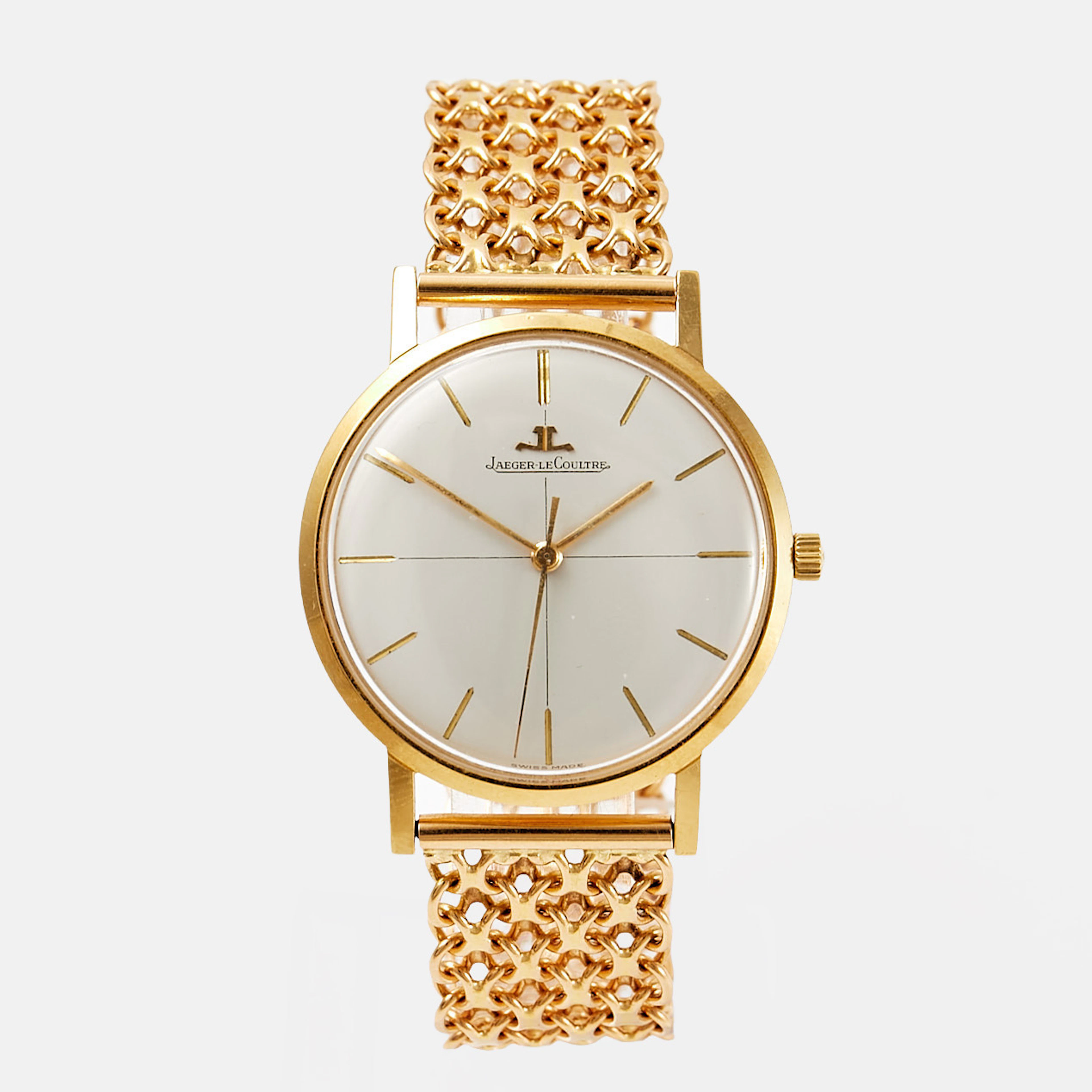 JAEGER-LE COULTRE, (Swiss Made), boett och länk i 18 k guld, 34,5