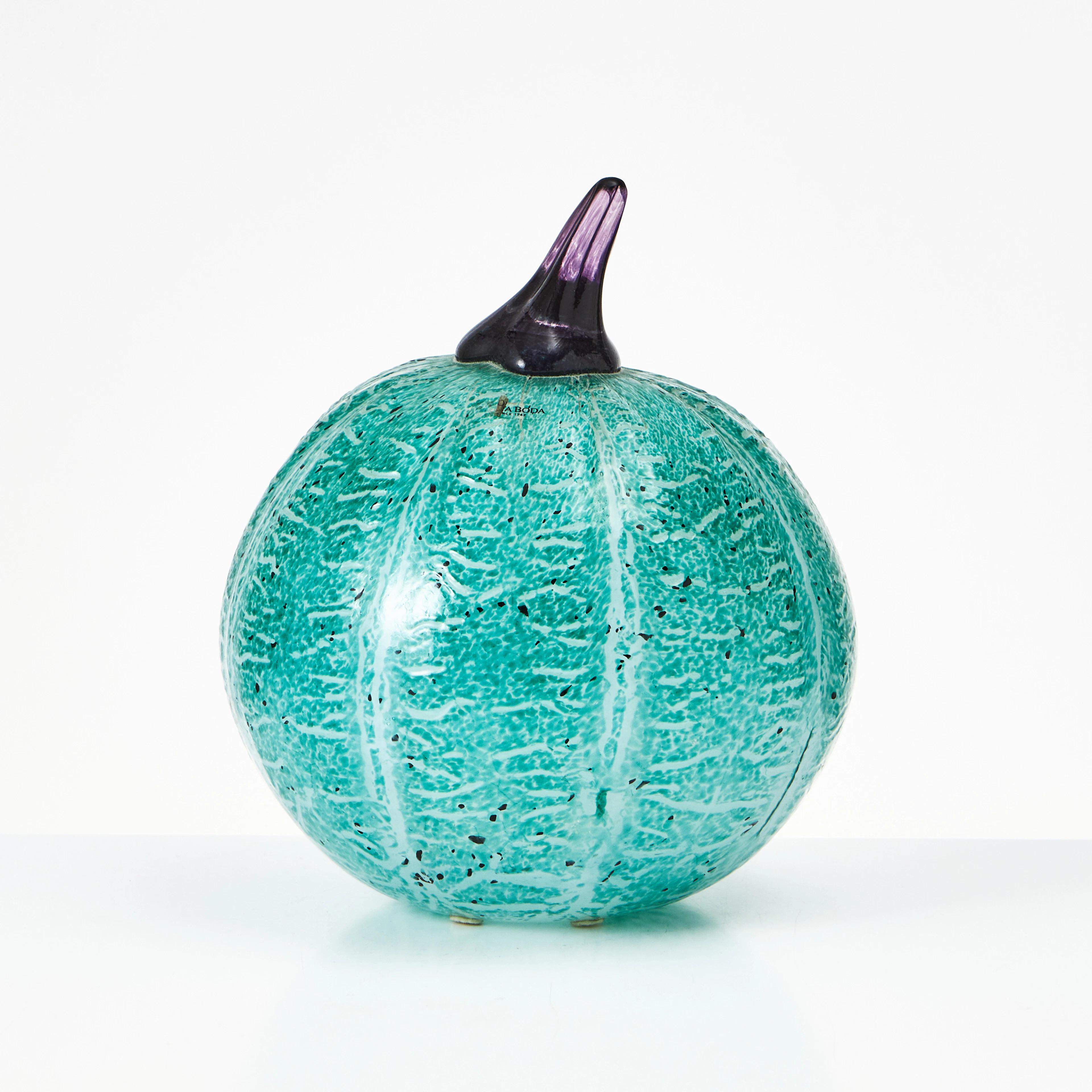 GUNNEL SAHLIN. Melon, signerad, Kosta Boda Atelier.