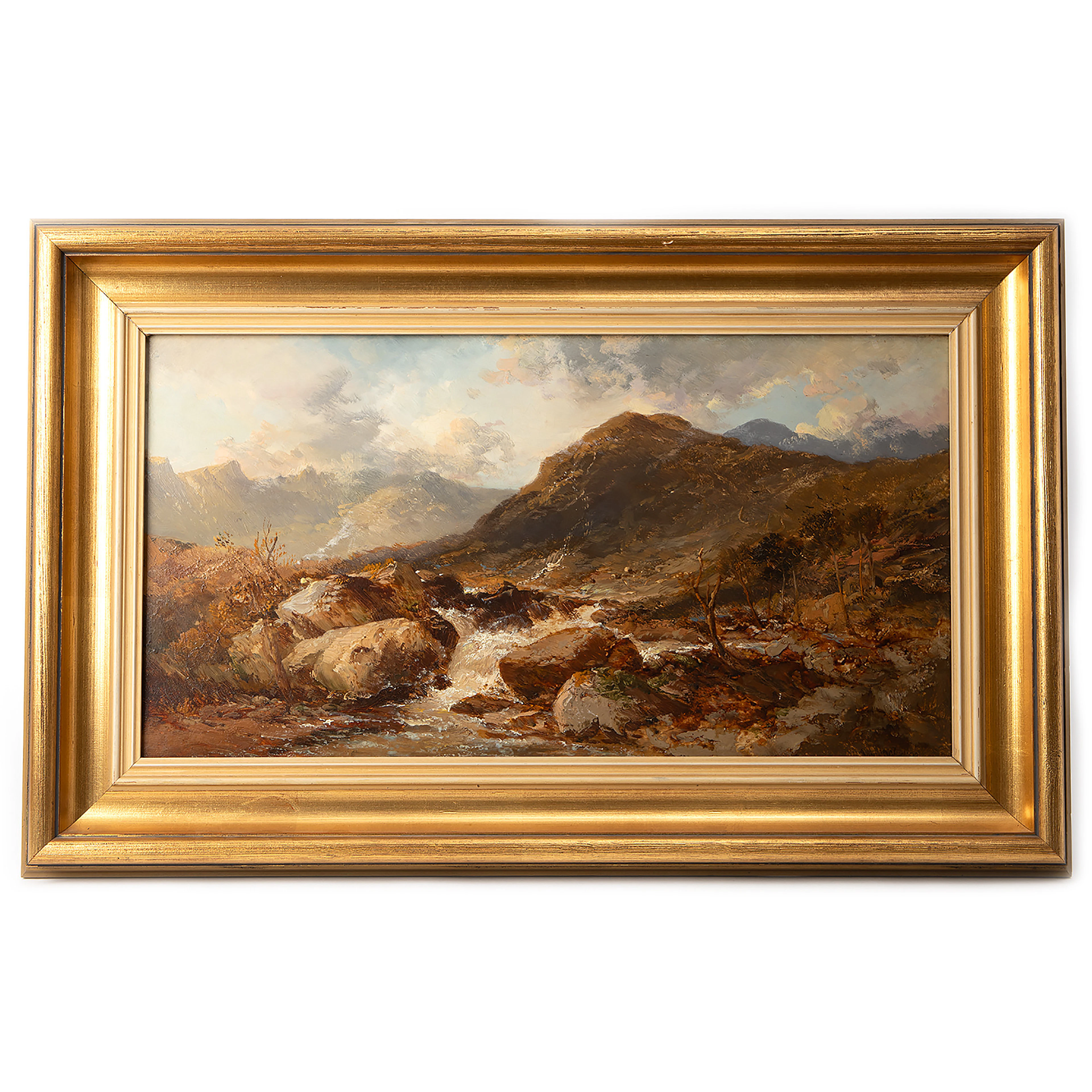 JAMES WEBB. Bergslandskap.