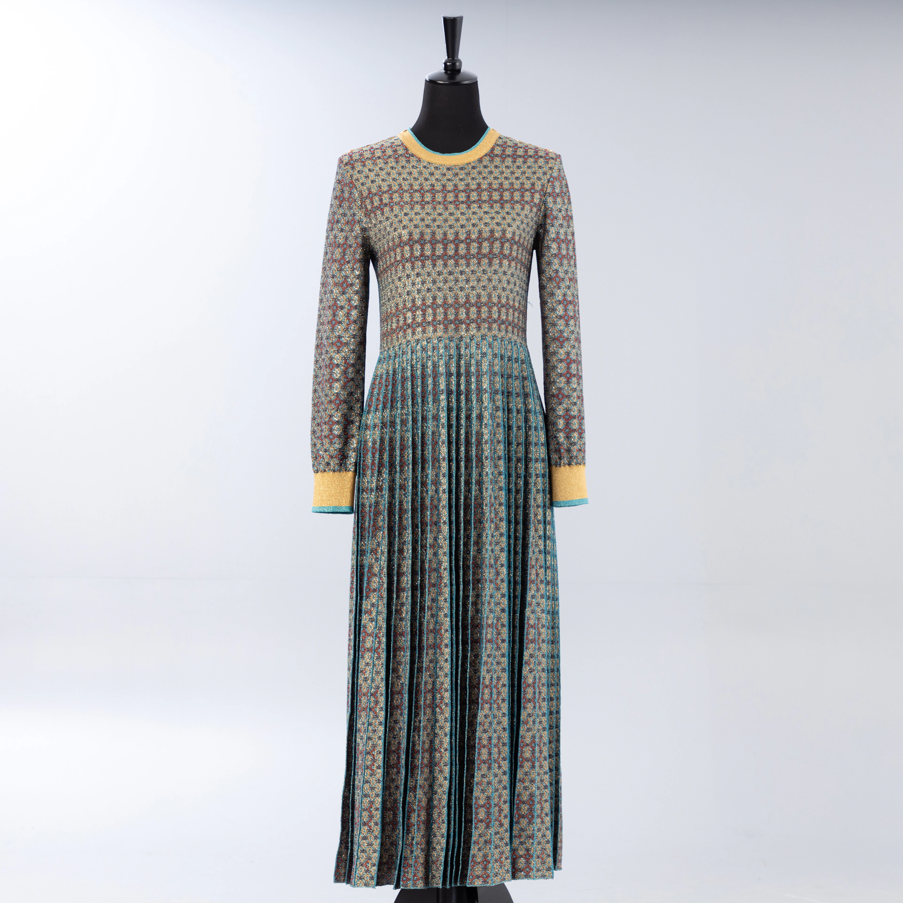 CHANEL. Langes Kleid / Maxikleid, Pre-Fall 2019, FR 40.