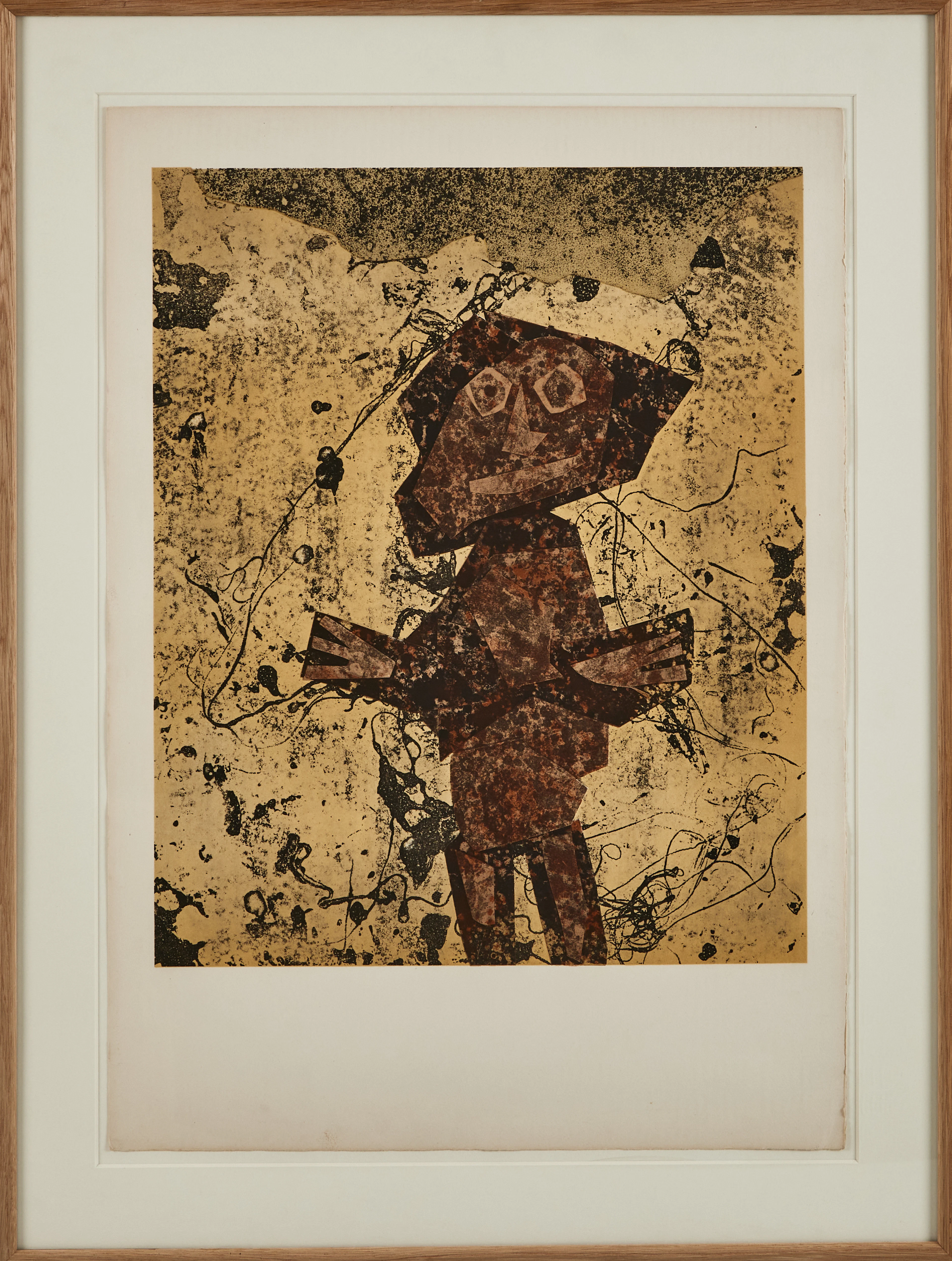 JEAN DUBUFFET. "L'Indécis".