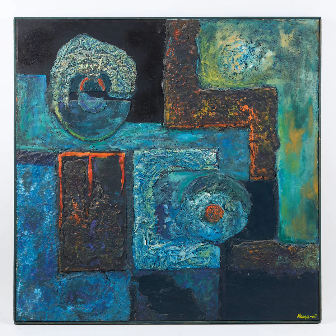 MARJA LIANKO-ROBERTS. "Oil painting II", signerad samt daterad -67