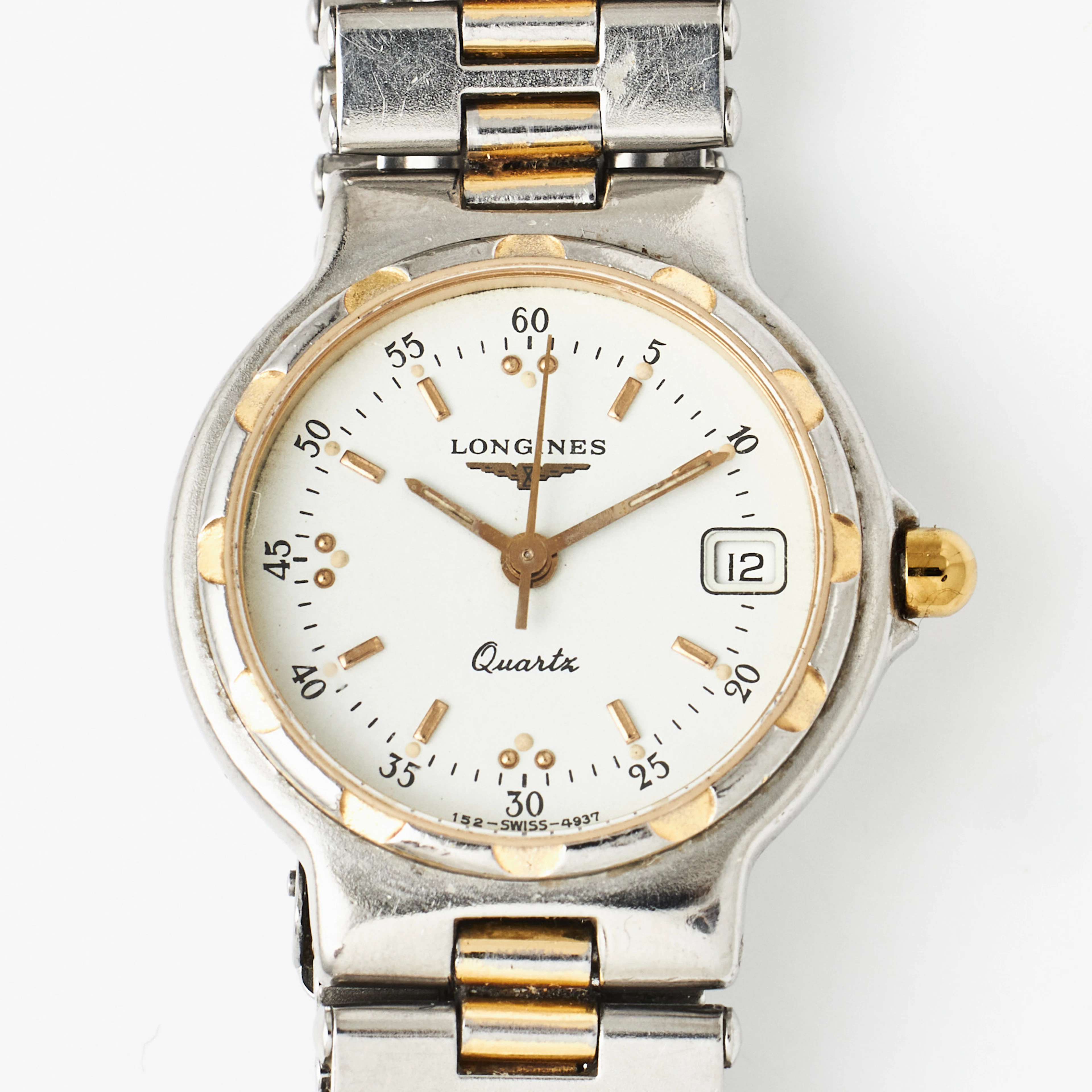 LONGINES, "Conquest", armbandsur, stål med förgyllda detaljer, quartz
