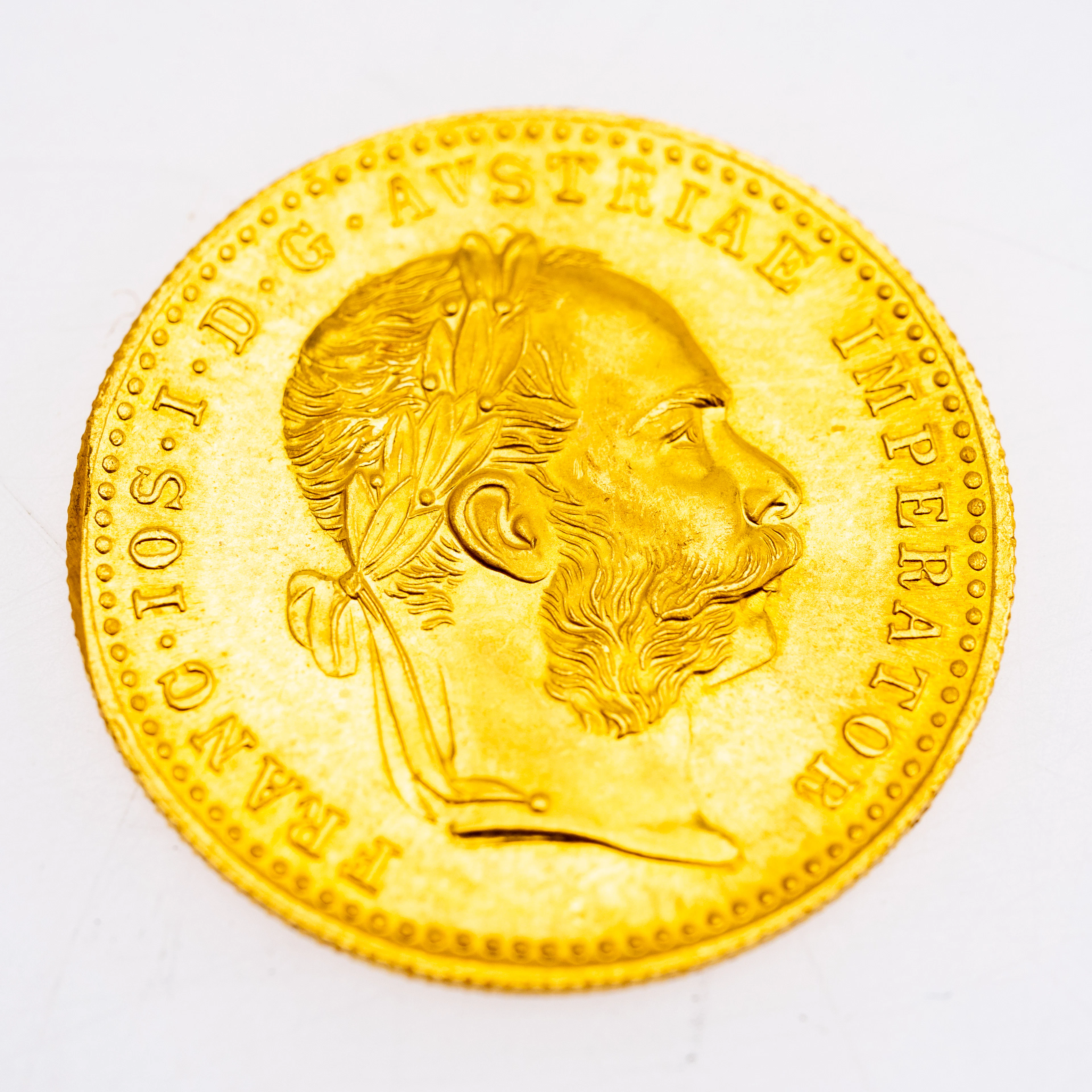 GOLDMÜNZE 1 Dukat „Franz Joseph I.“.