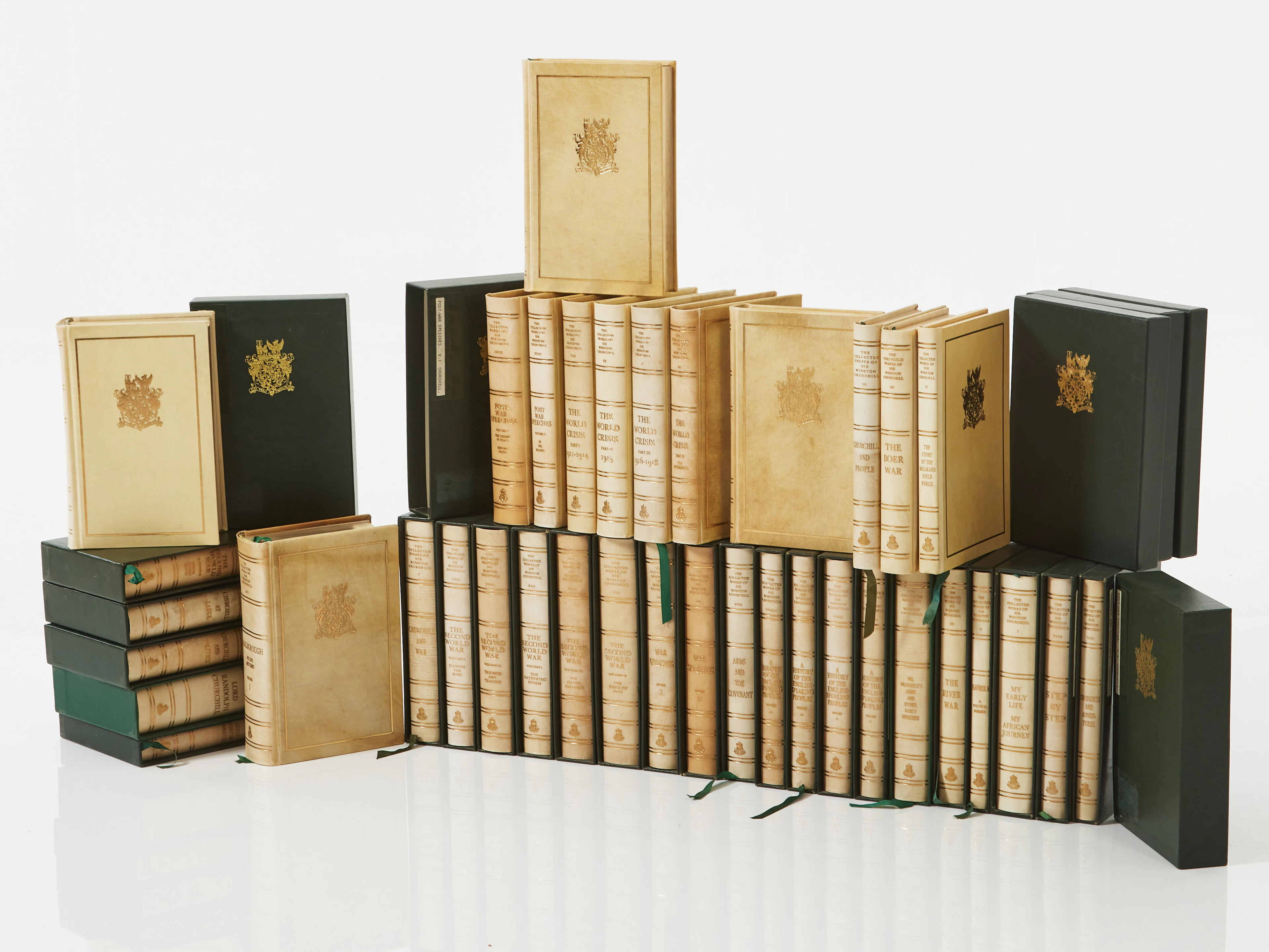 THE COLLECTED WORKS OF WINSTON CHURCHILL, 1973-1976, 38 volumes.