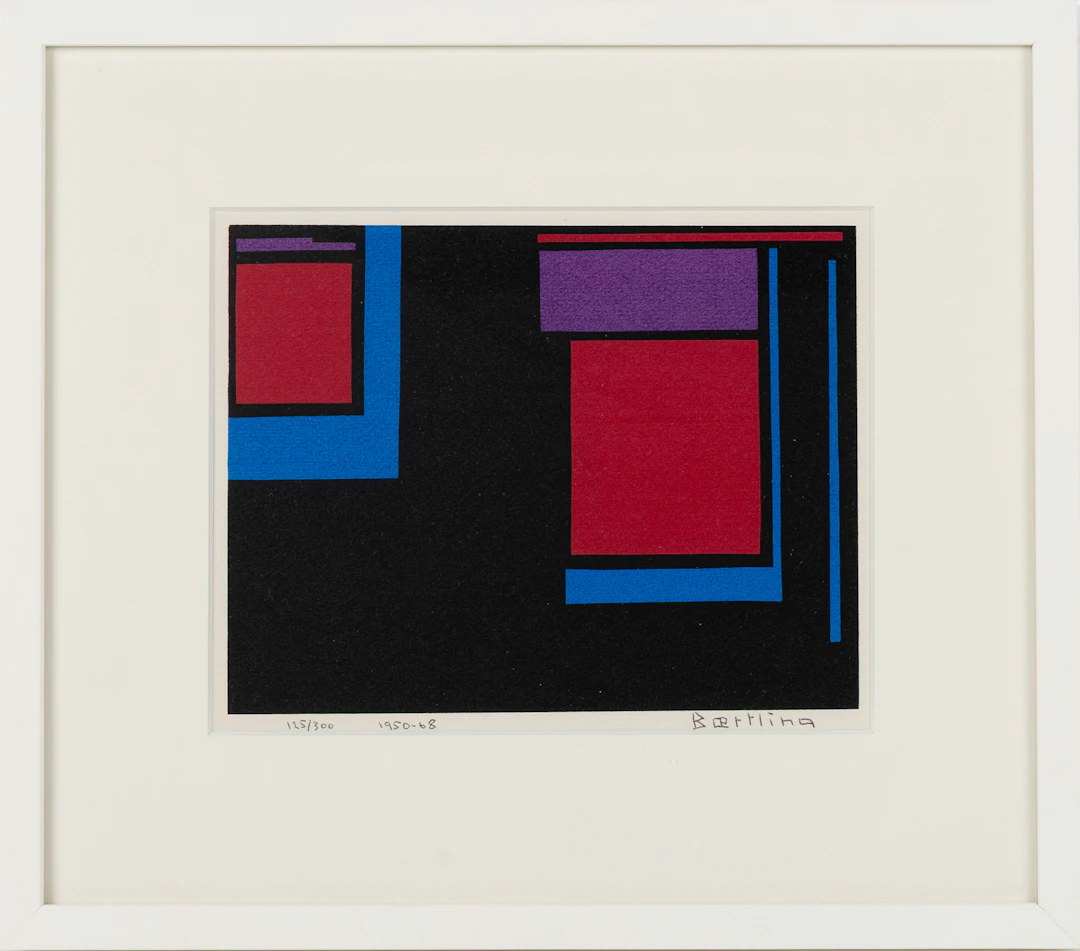 OLLE BAERTLING. "Strobosc", färgserigrafi, signerad och numrerad 125/300