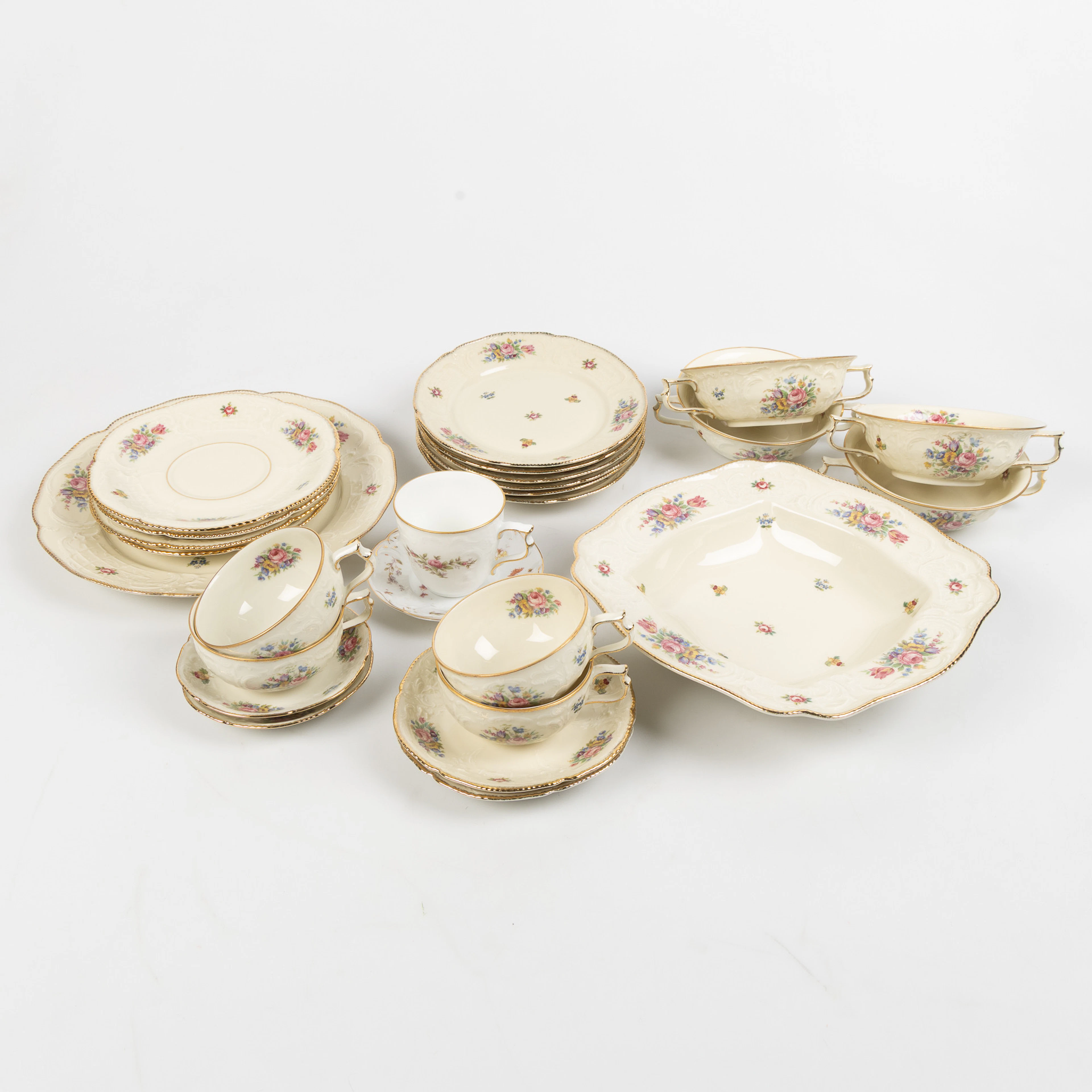 SERVIS, 28 delar, Rosenthal "Sanssouci", porslin.