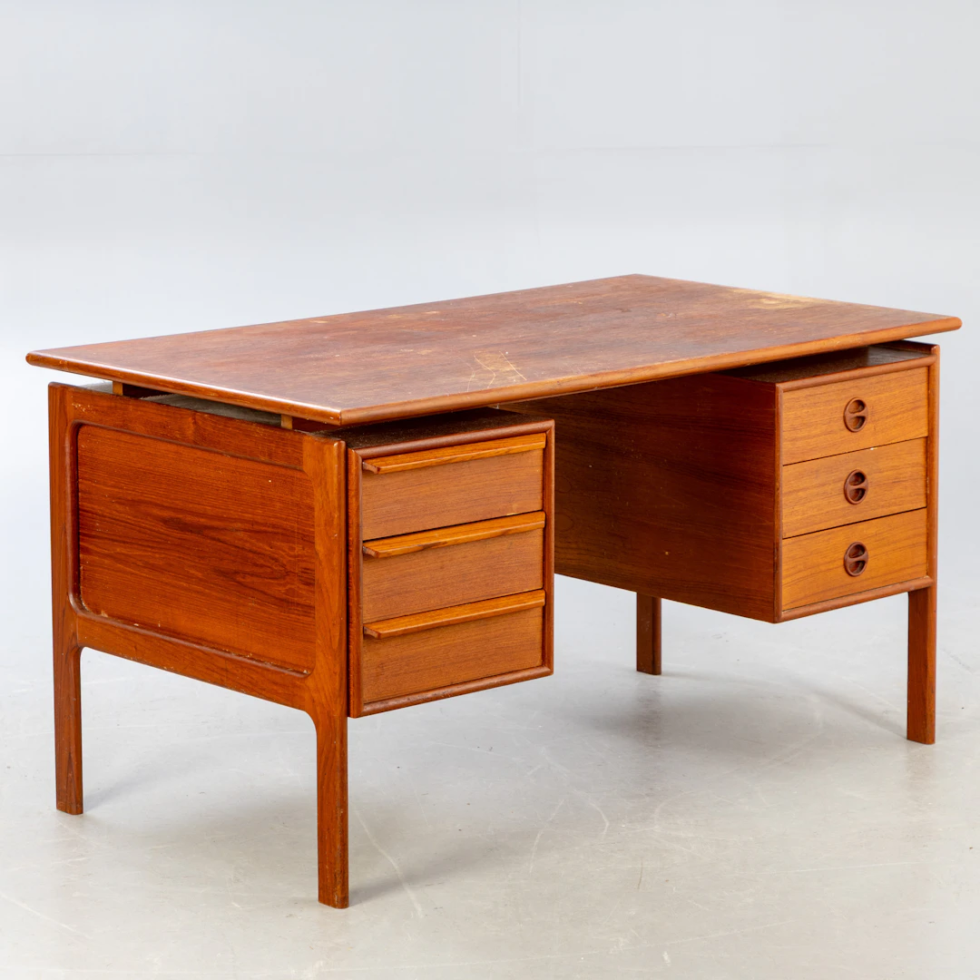 Hans J. Frydendal, Schreibtisch für Gasvig Mobler, Dänemark, 1960er Jahre.