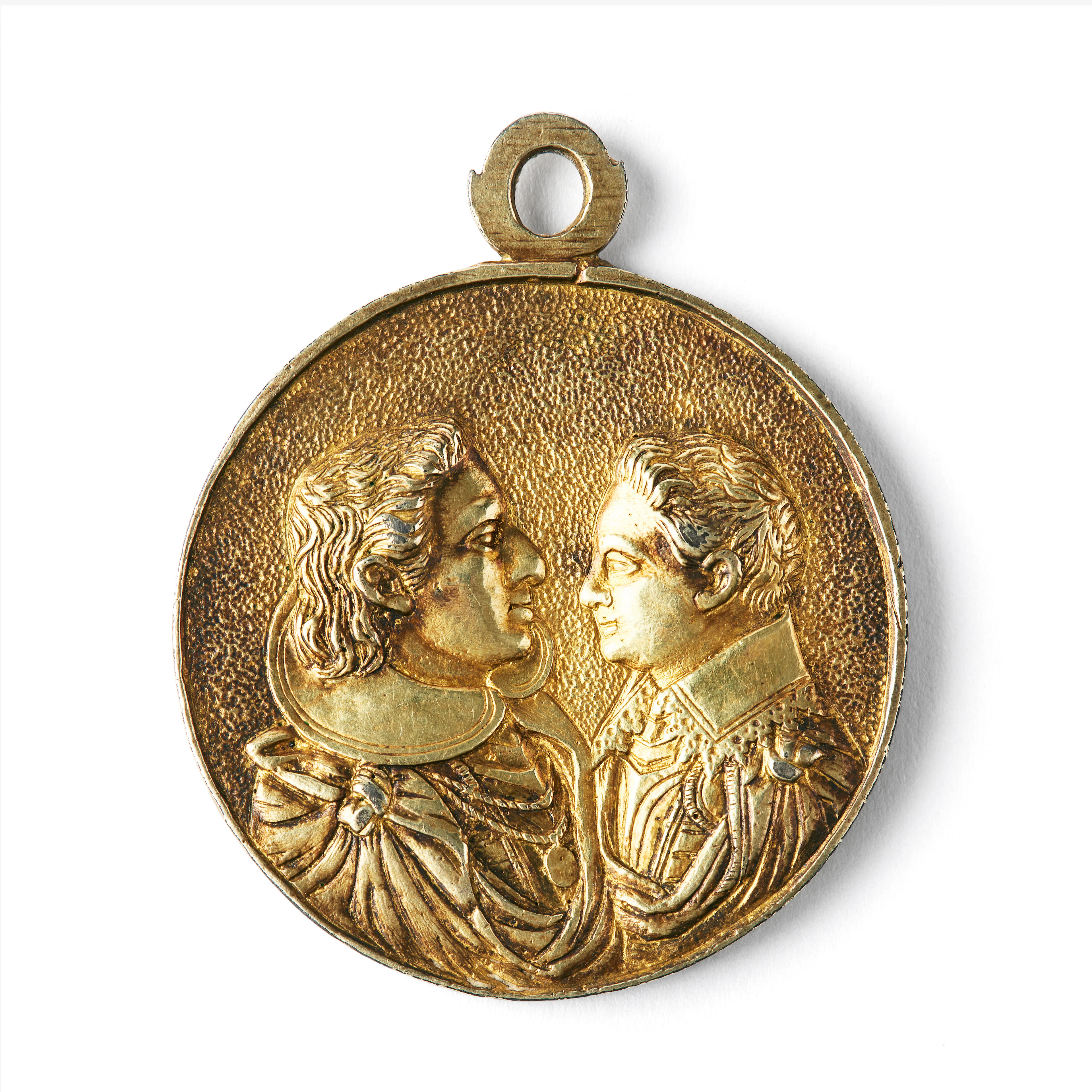 Klenod, förgyllt silver, av Ruprecht Miller (1607) för Karl IX:s Eriksgata