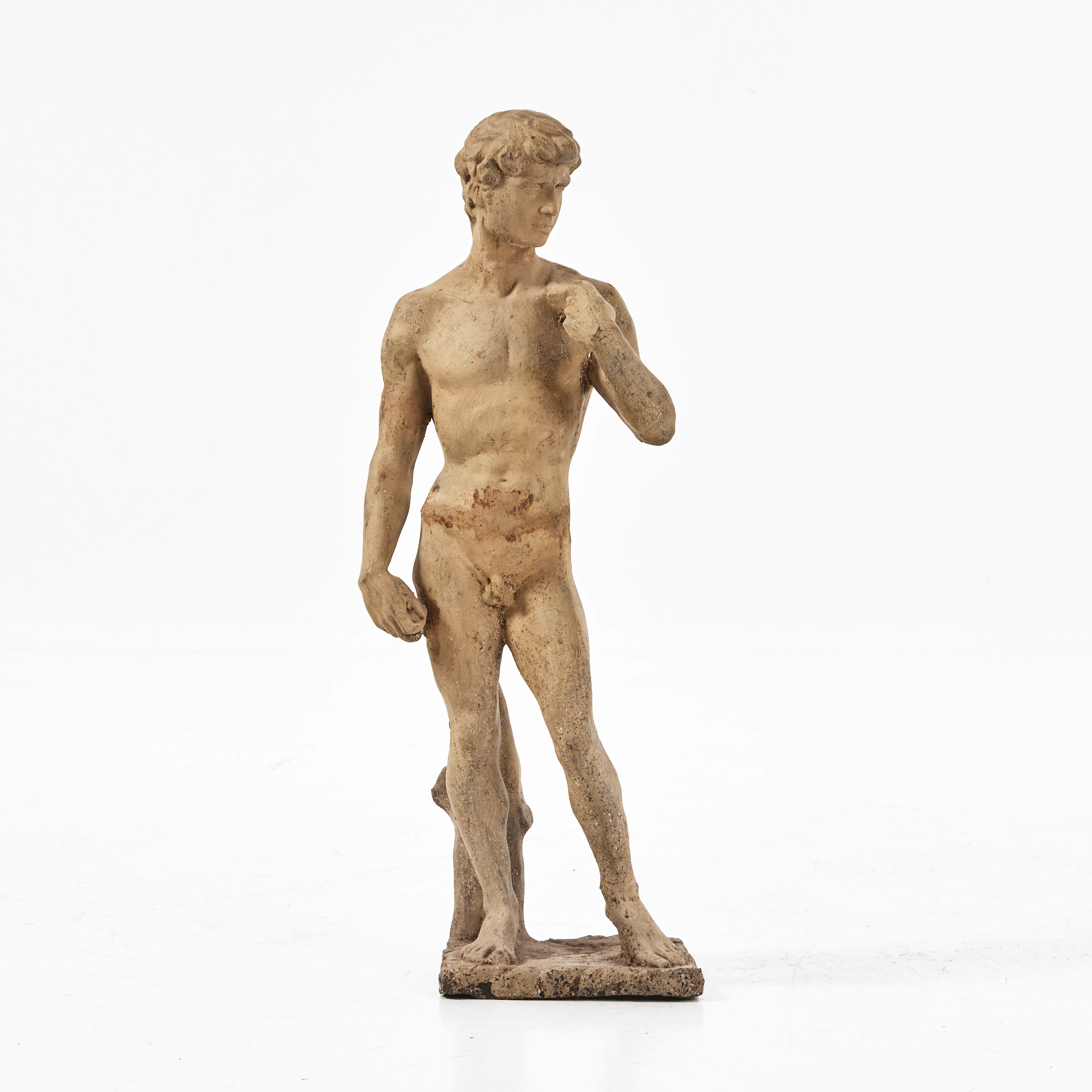 TRÄDGÅRDSSKULPTUR, 1800-talets slut, efter Michelangelos skulptur
