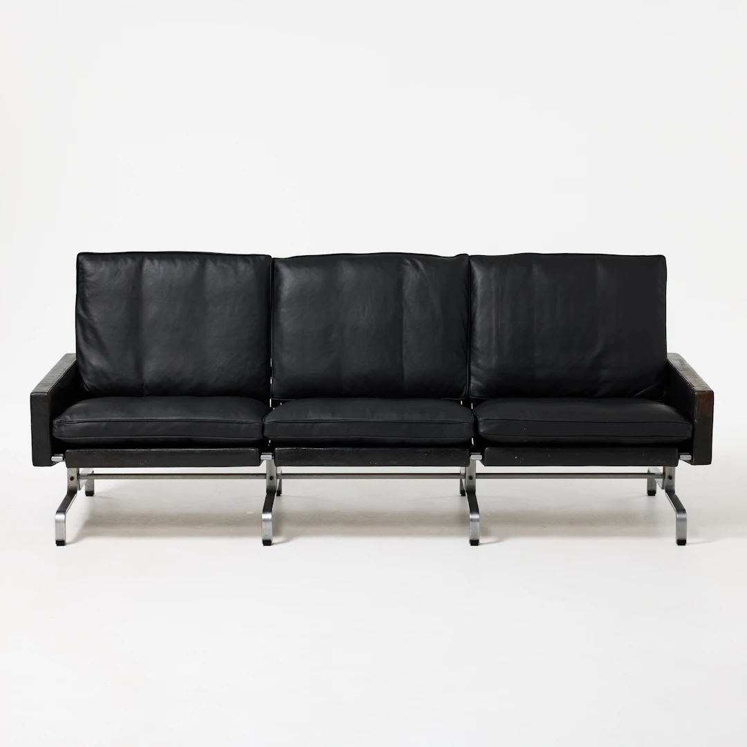 POUL KJAERHOLM. “PK-31“, soffa, E. Kold Christensen, Danmark, benställning