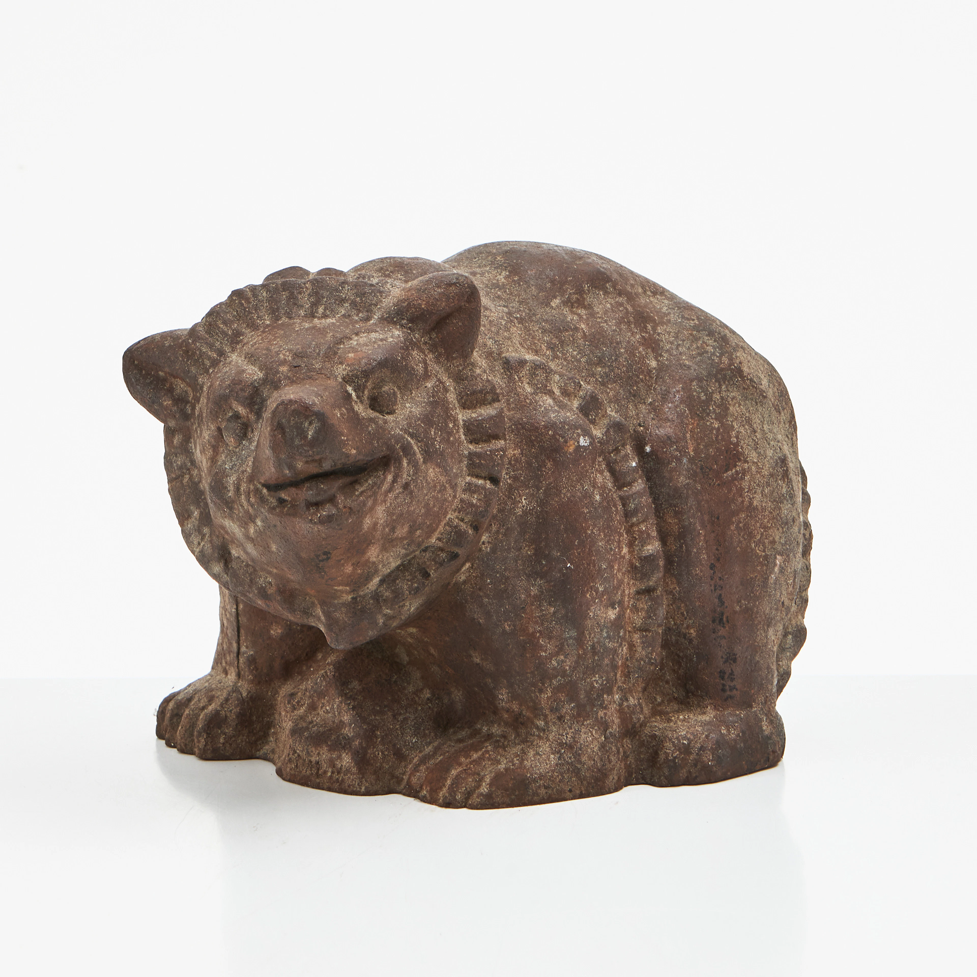 INGEBORG BOJ MODIN-HÜLPHERS. "Björn", skulptur, Näfveqvarn, gjutjärn