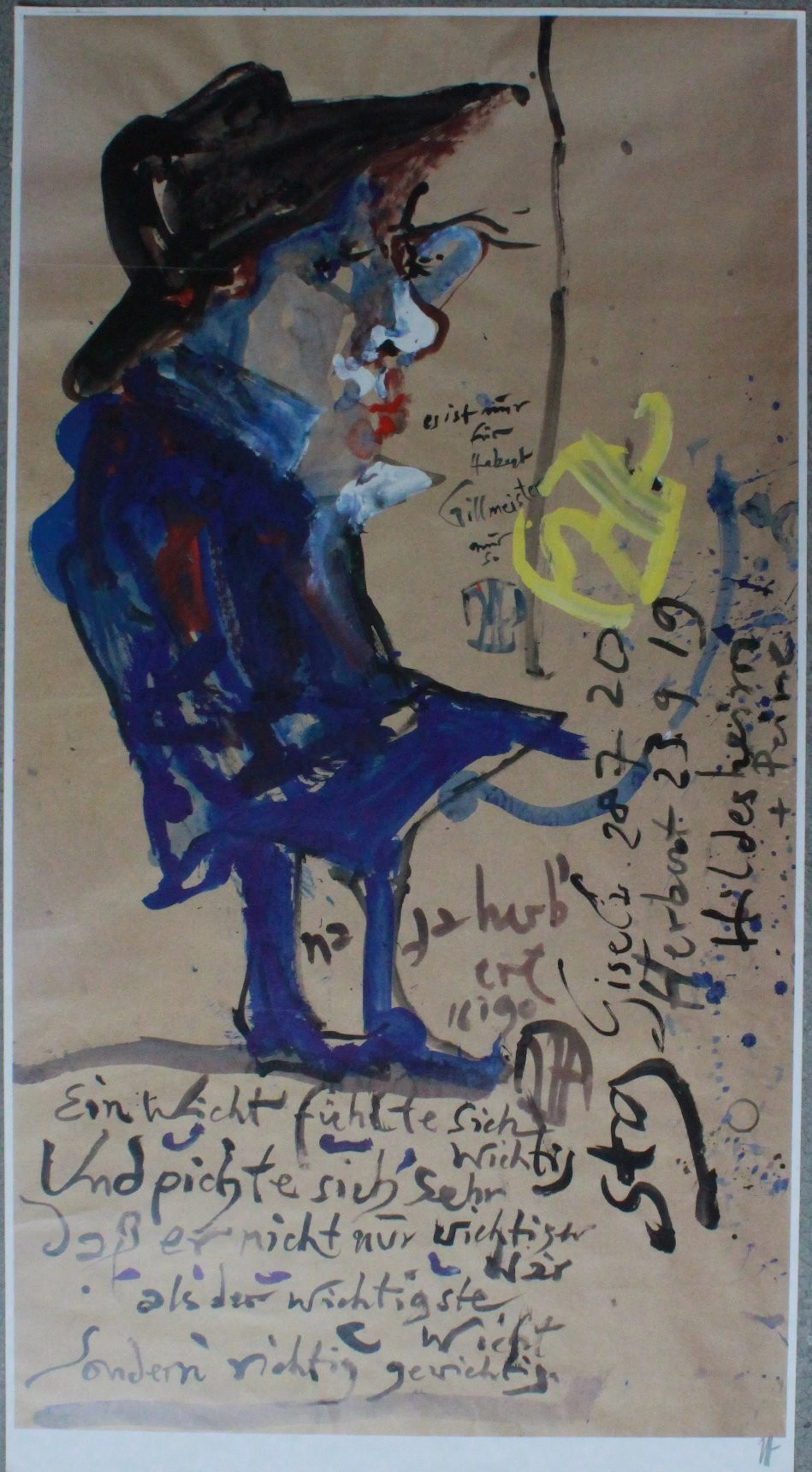 HORST JANSSEN. Der kleine Naseweis. Posterdruck.