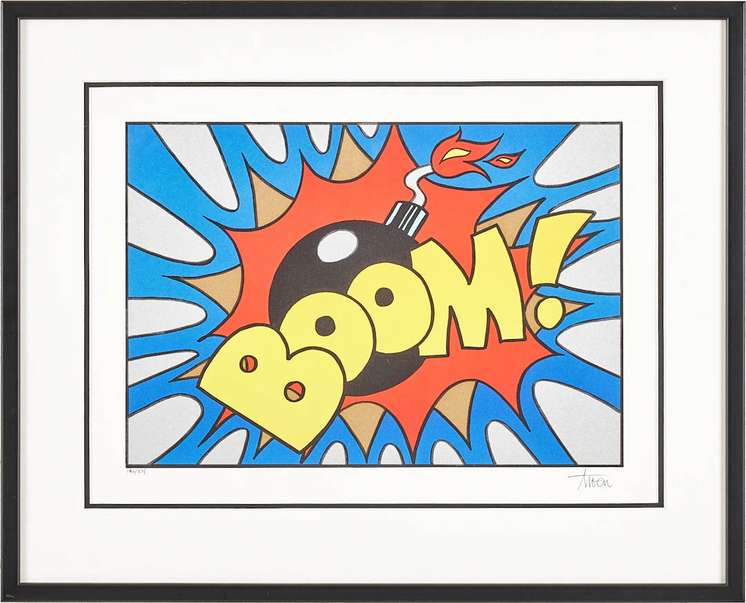 PETTER THOEN. "Boom", färglitografi, signerad och numrerad 186/275.