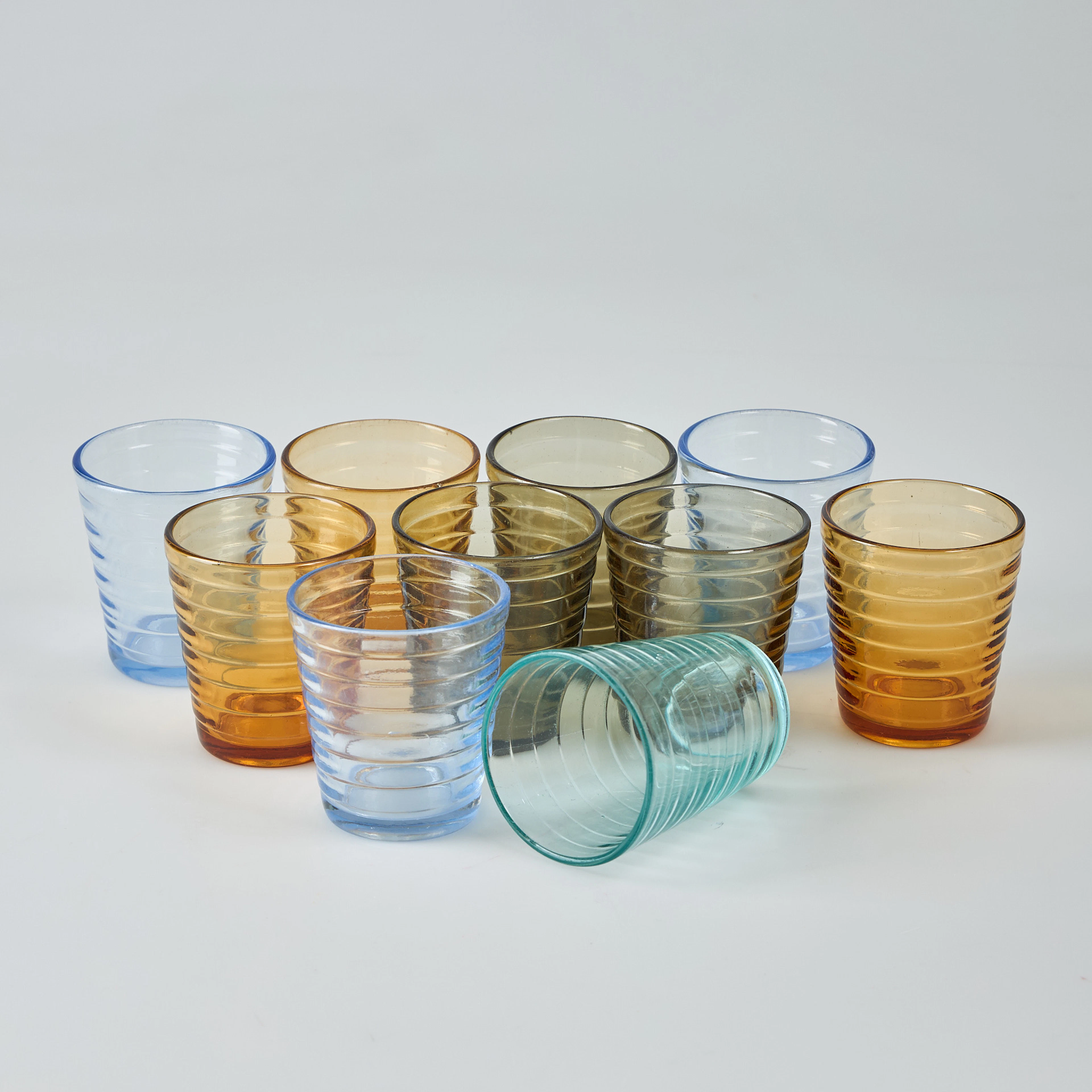 AINO AALTO. Glas, 10 st. "Bölgeblick", Karhula 1932-38.