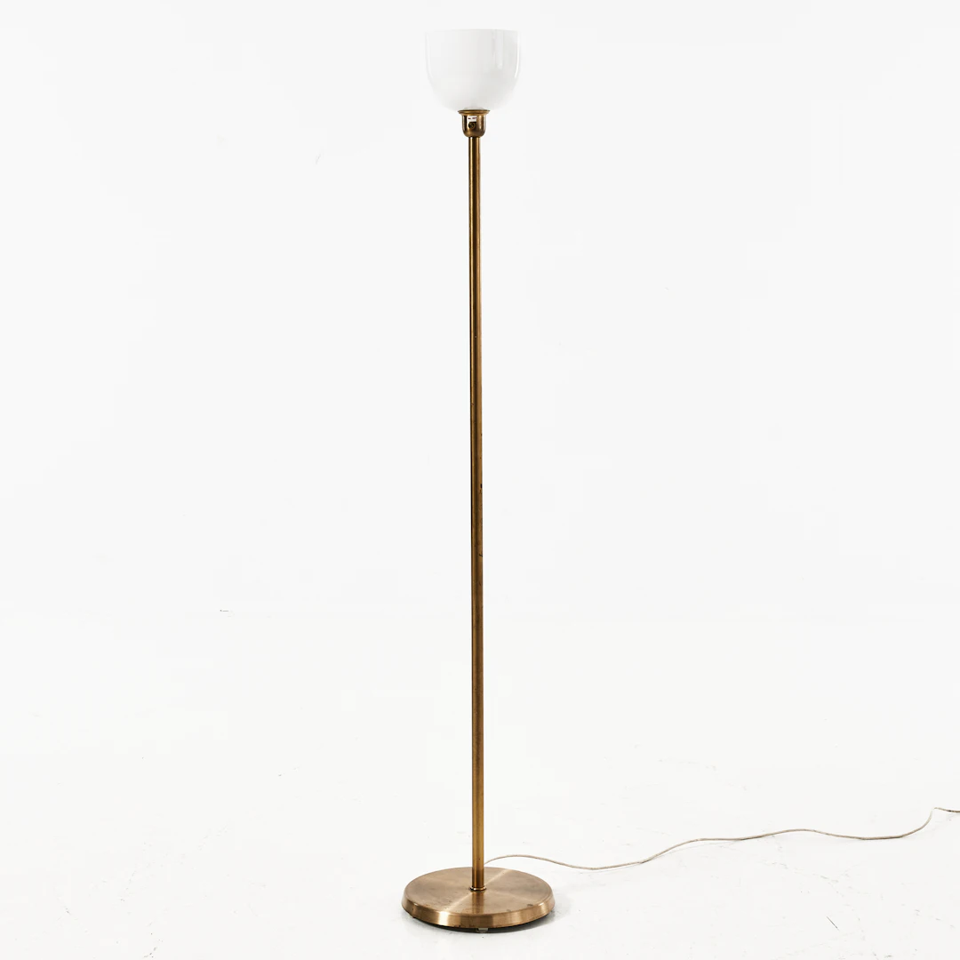 GOLVLAMPA, mässing, ASEA, omkring 1900-talets mitt.