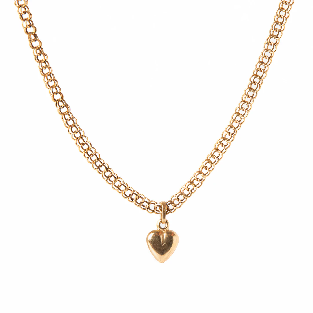 COLLIER MED HÄNGE, 18K guld.
