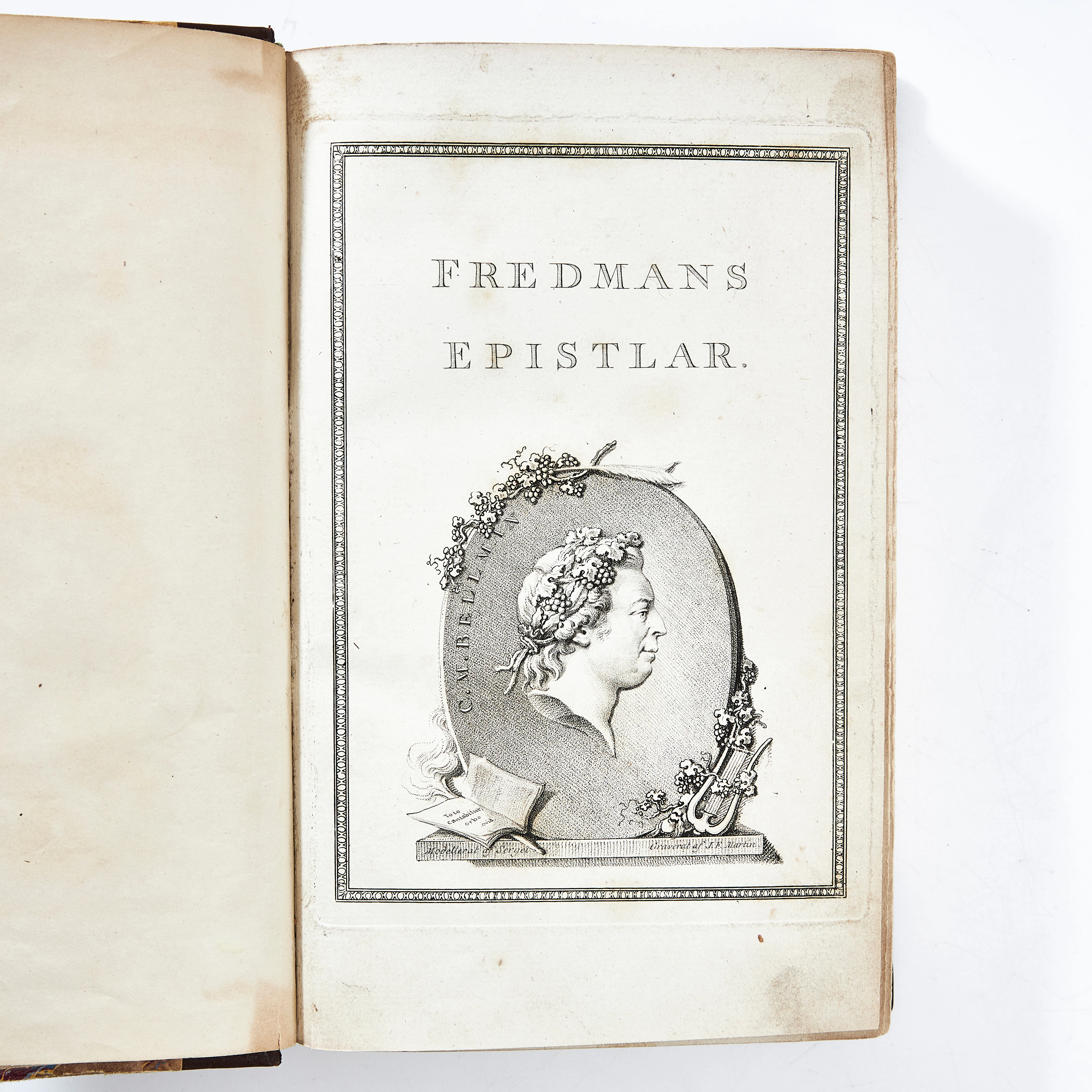 BELLMANS FREDMANS EPISTLAR I ORIGINAL MED MUSIK, 1790.