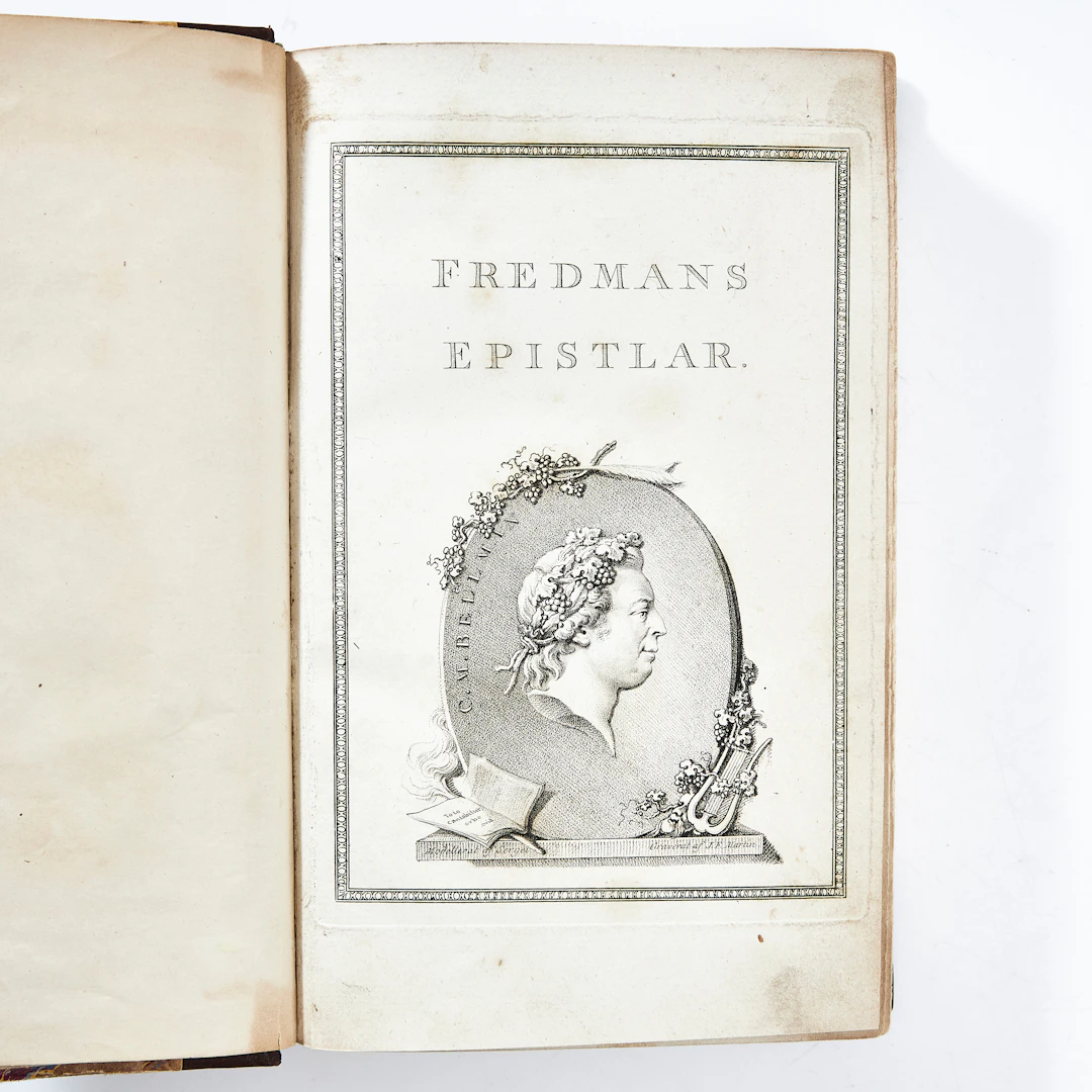BELLMANS FREDMANS EPISTLAR I ORIGINAL MED MUSIK, 1790.