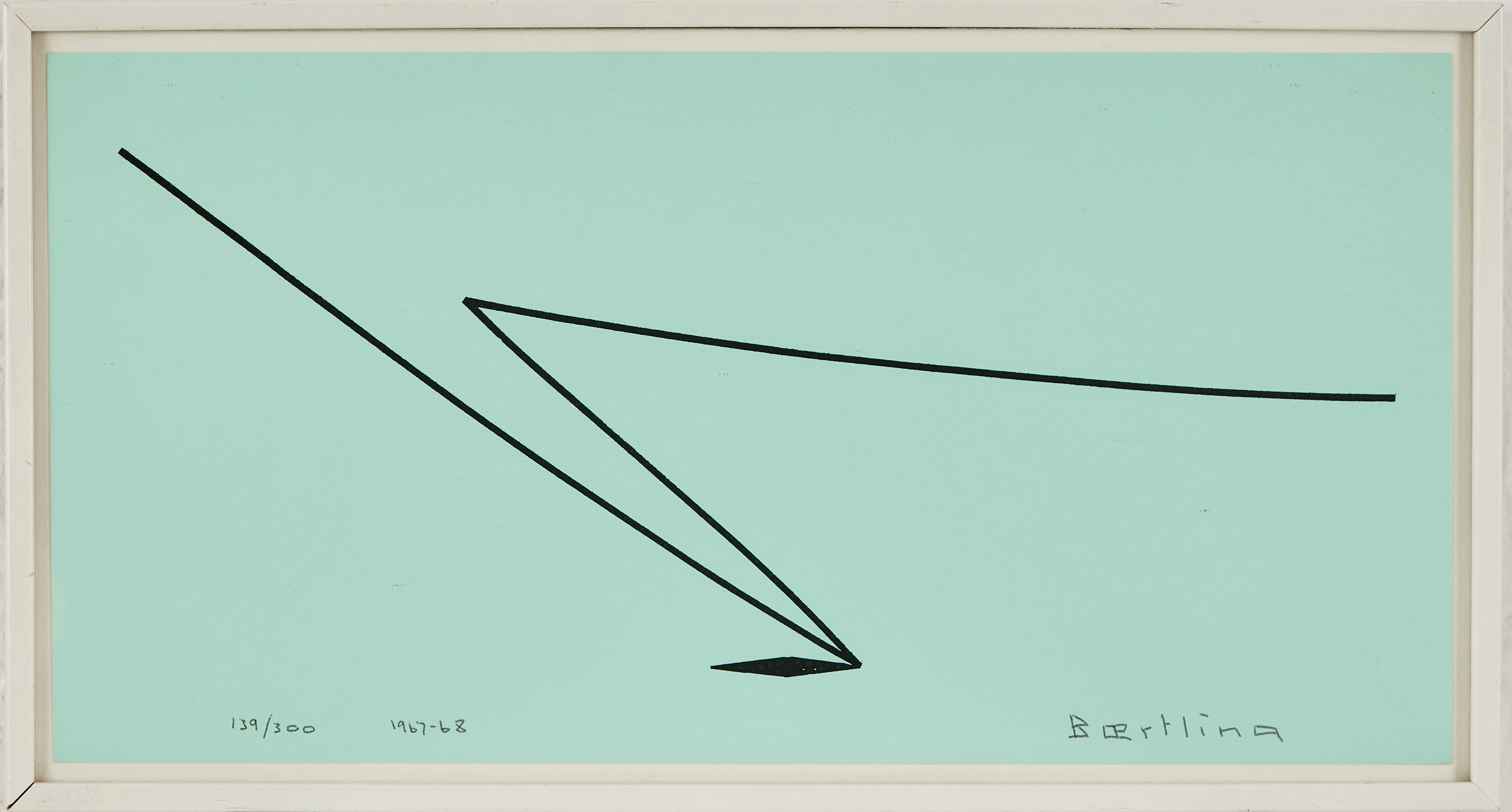 OLLE BAERTLING. "XYY", färgserigrafi, 1967-68, signerad och numrerad