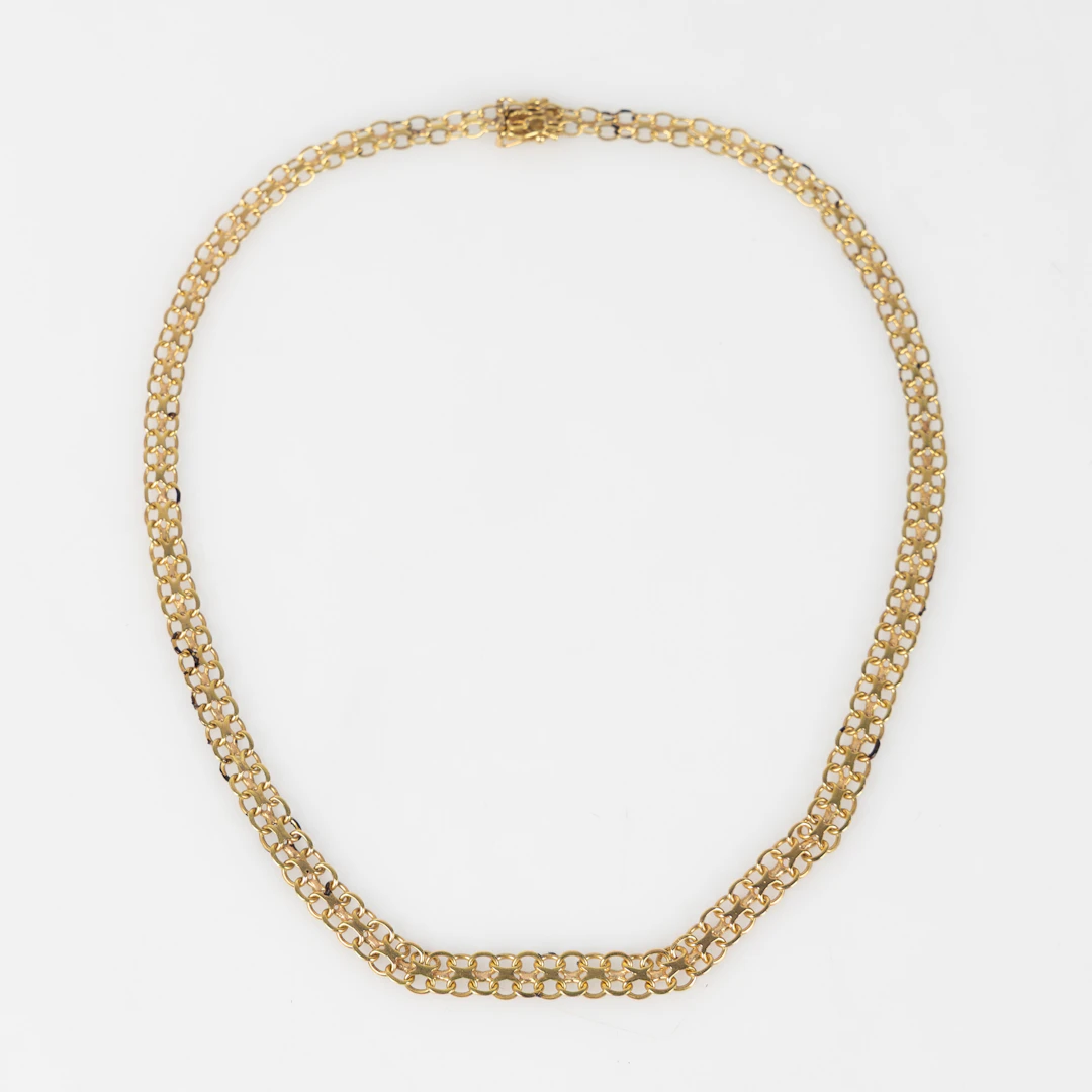 HALSBAND, 18K, bismarck, Norens Guldatelje, Hägersten 1968.