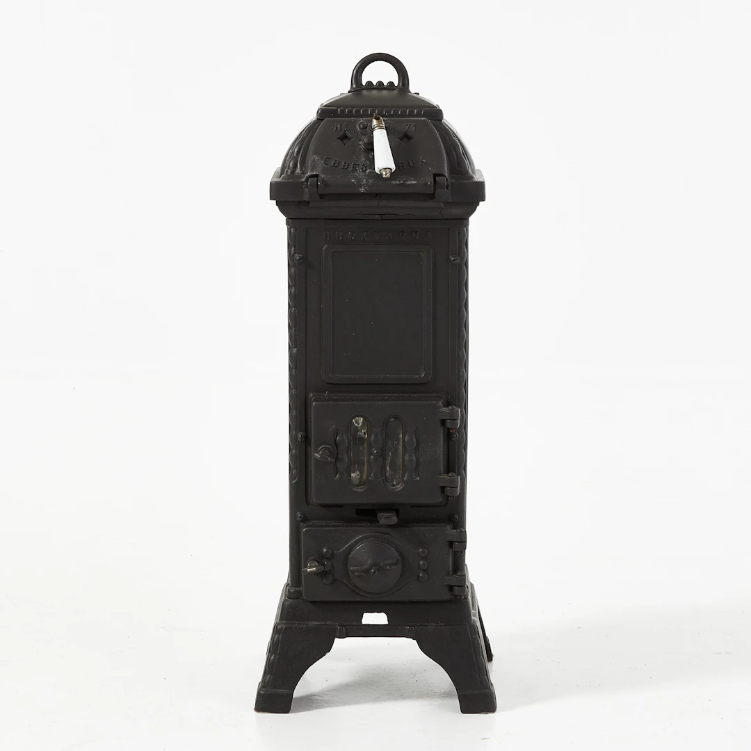 KAMIN, Ebbes Bruk Huskvarna nr 76, gjutjärn, 1900-tal.