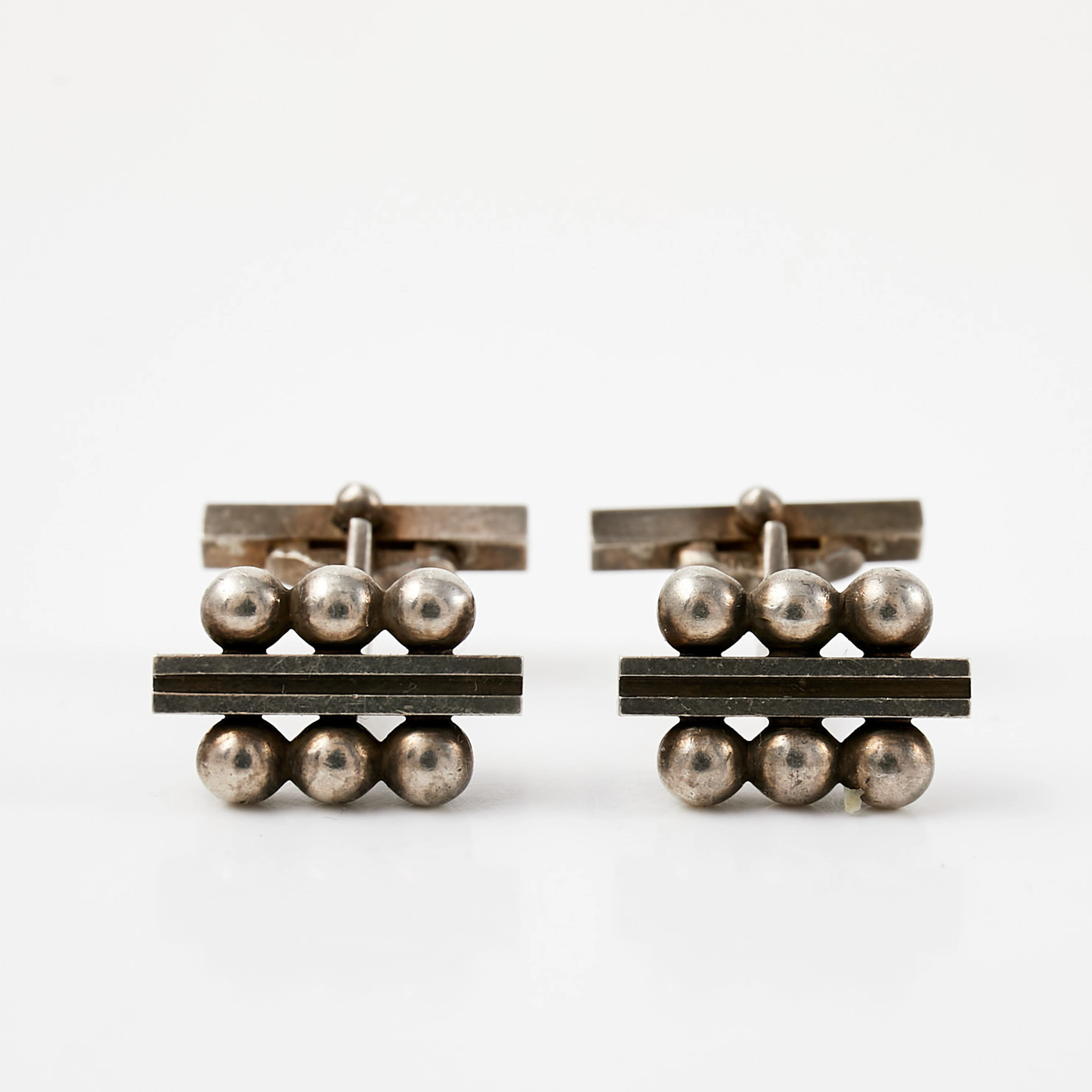 HARALD NIELSEN. MANSCHETTKNAPPAR, 1-par, sterlingsilver, Georg Jensen, Danmark.