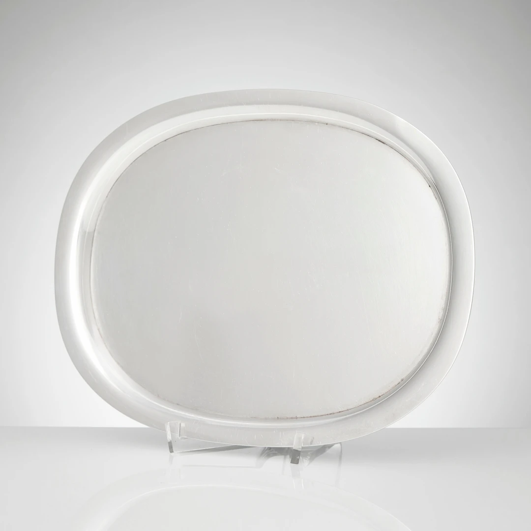 PIET HEIN. Bricka, sterlingsilver, Georg Jensen, Danmark efter 1945.