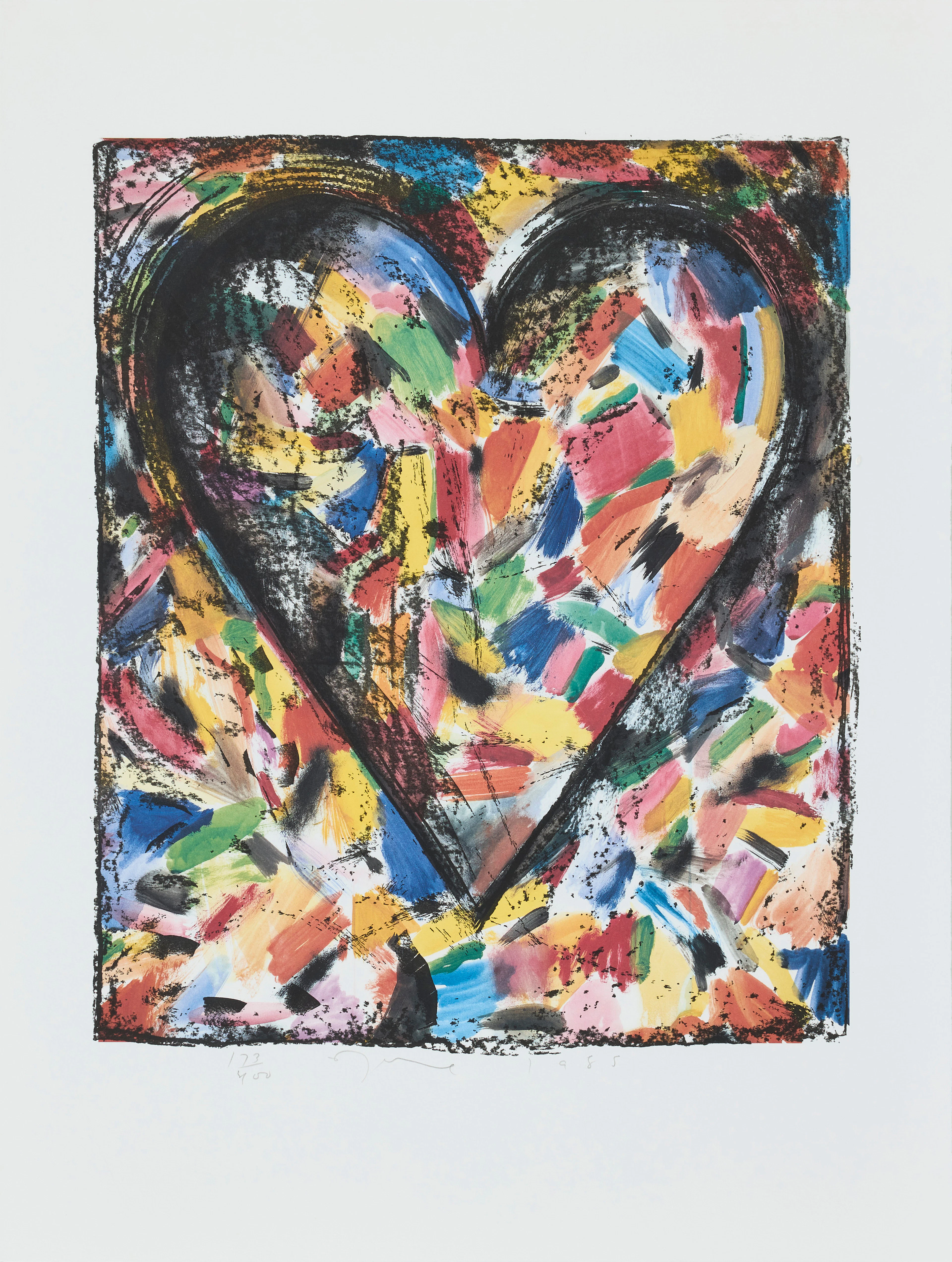 JIM DINE. "The Confetti Heart".