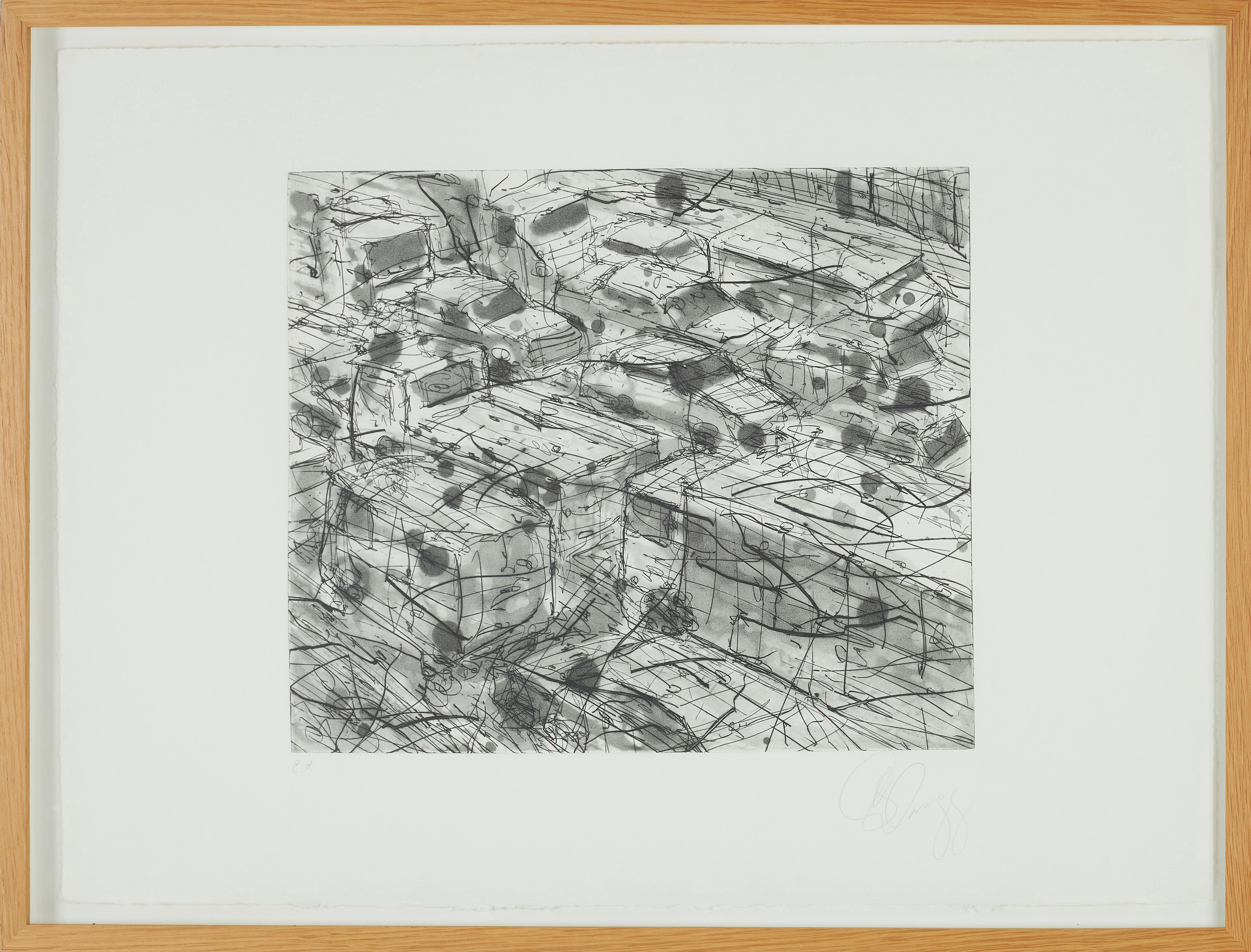 TONY CRAGG. Etsning ur serien "Static", signerad och numrerad E.A.