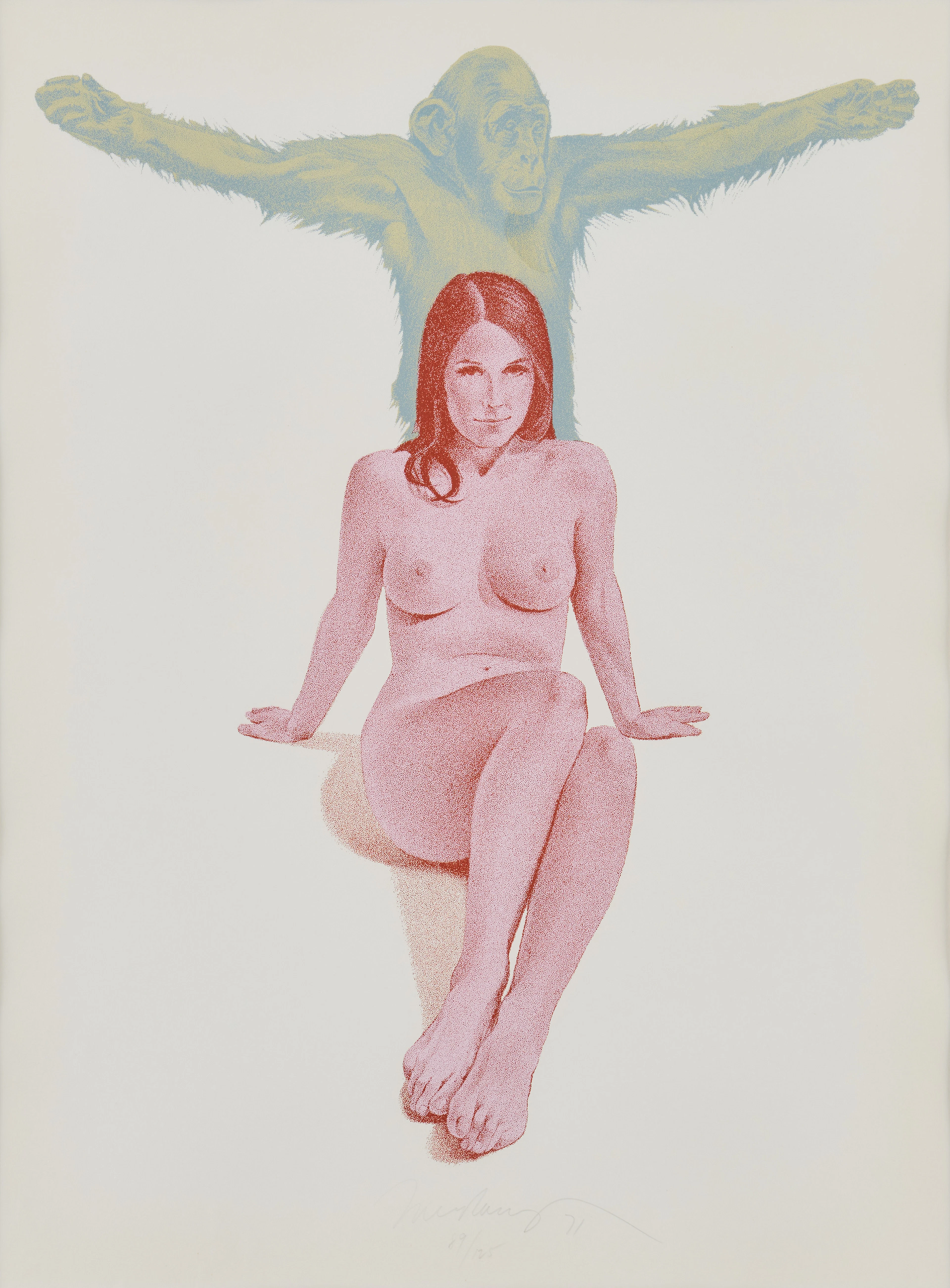 MEL RAMOS (USA 1935-2018). "Chimpanzee".