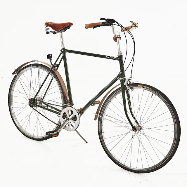 CYKEL, formgiven/tillverkad av Sögreni, Danmark, ram av blästrad aluminium/stål