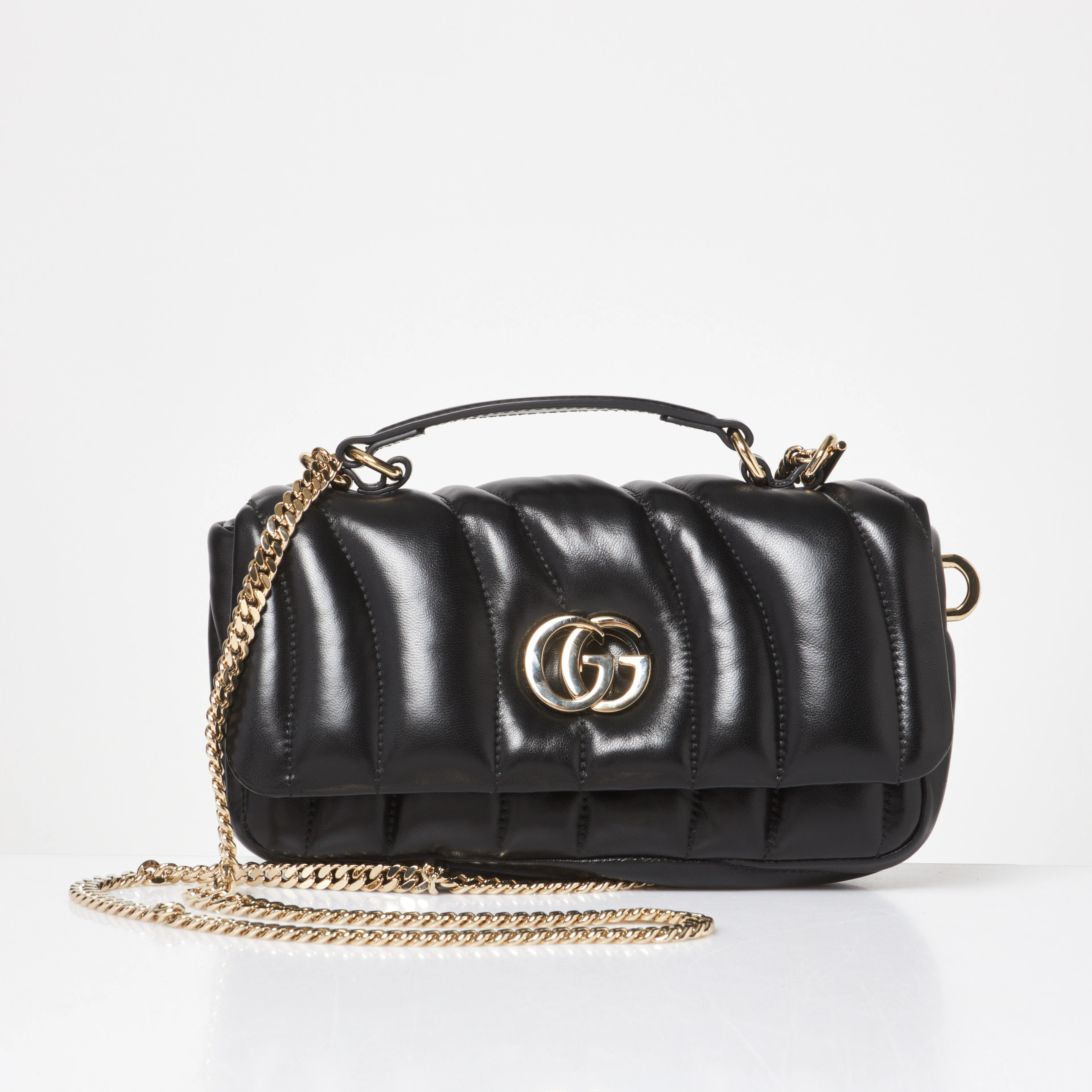 GUCCI. handväska, "GG Milano mini top handle bag", från höst/vinter