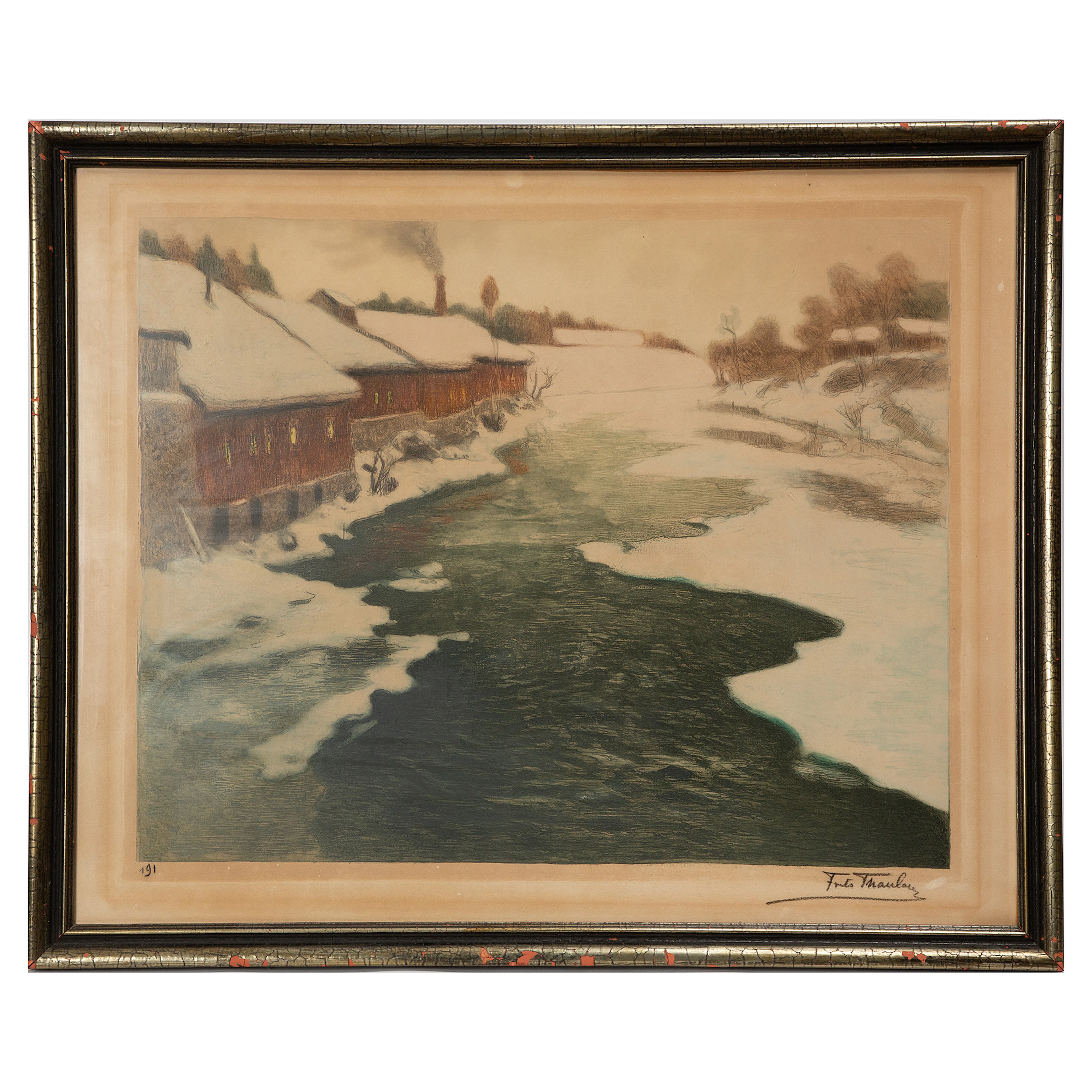 FRITS THAULOW. Vinter i Norge.