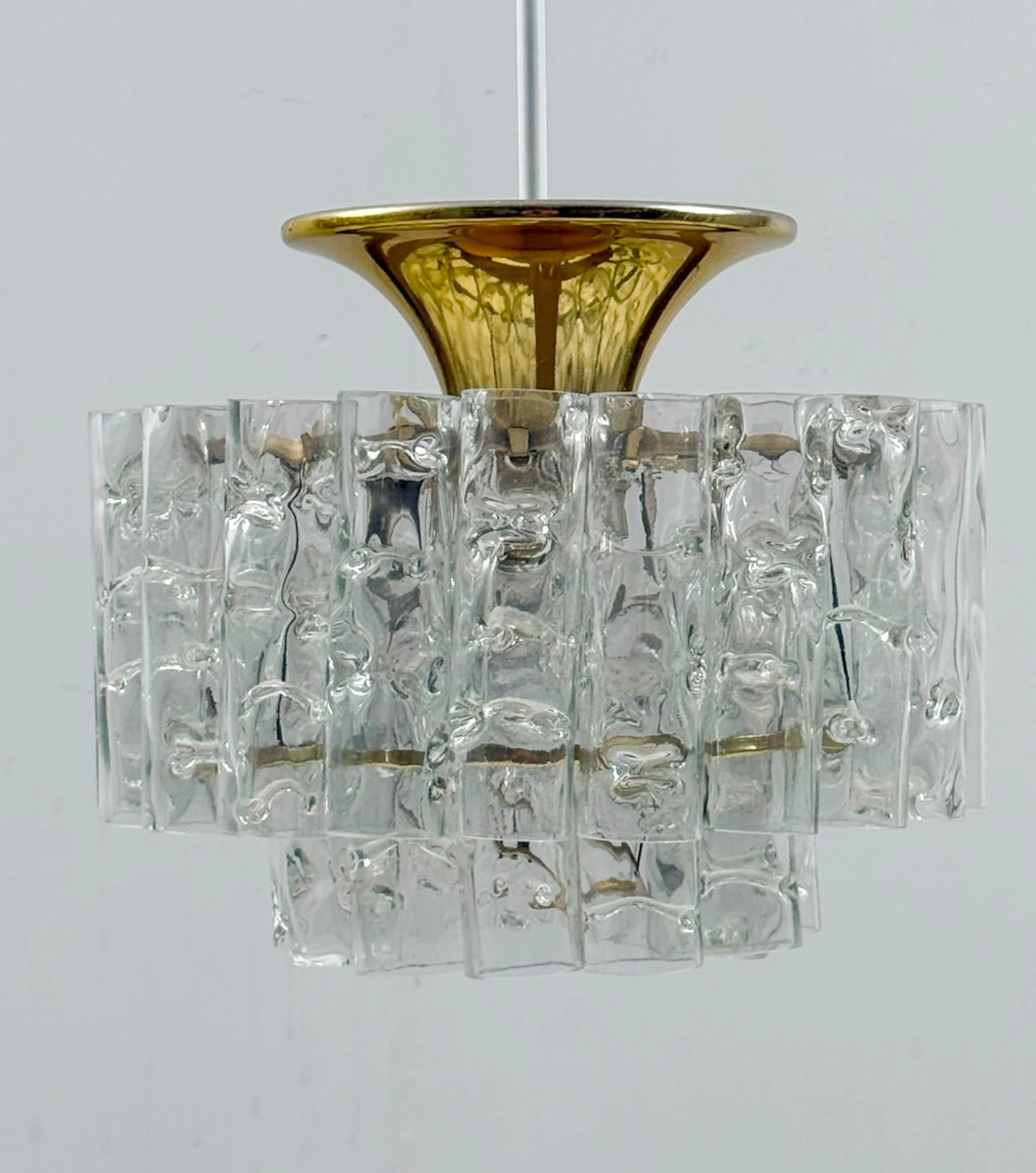 Mid Century Deckenlampe/Kronleuchter von Doria Leuchten, Deutschland