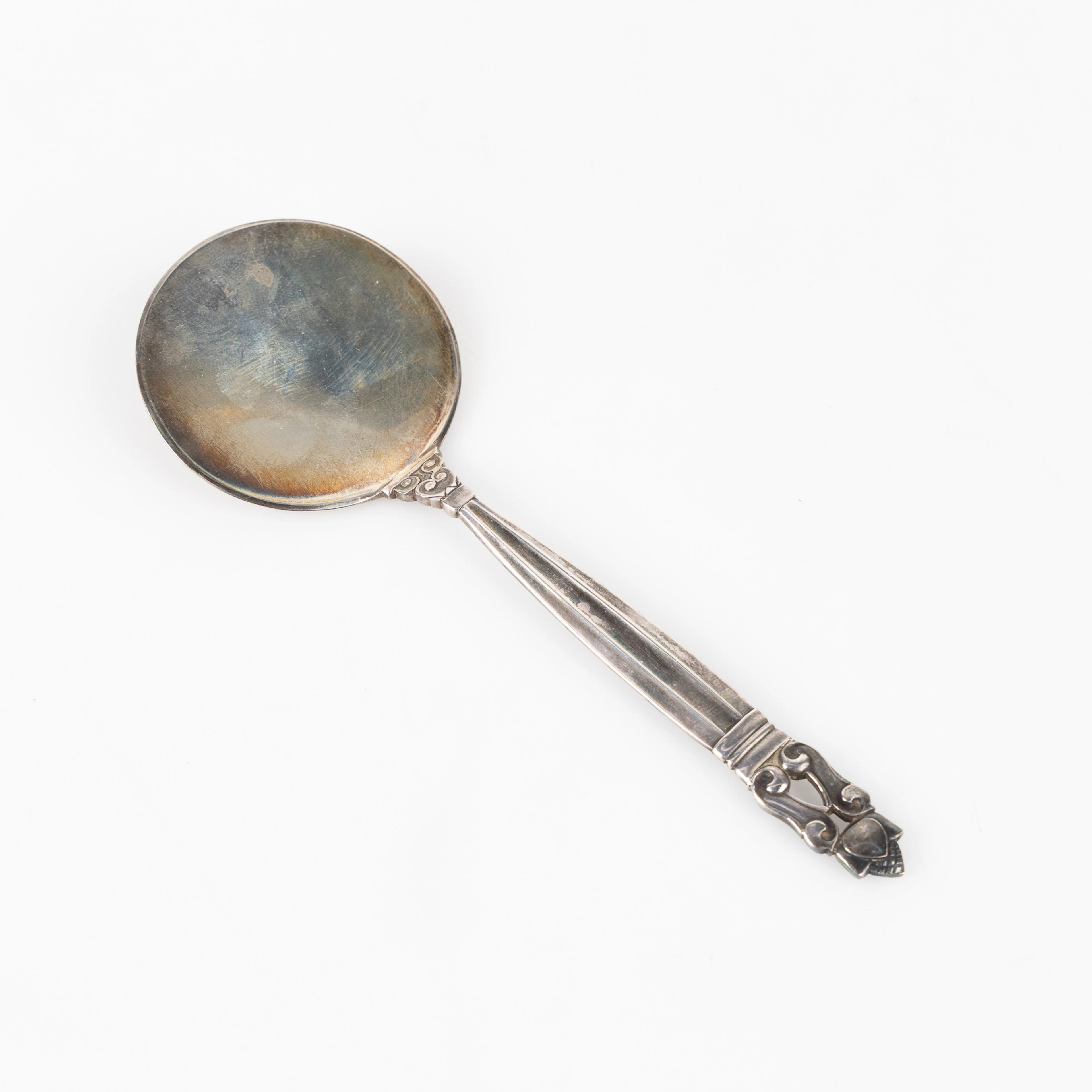 JOHAN ROHDE. Kakspade, "Konge" / "Acorn", sterlingsilver, Georg Jensen