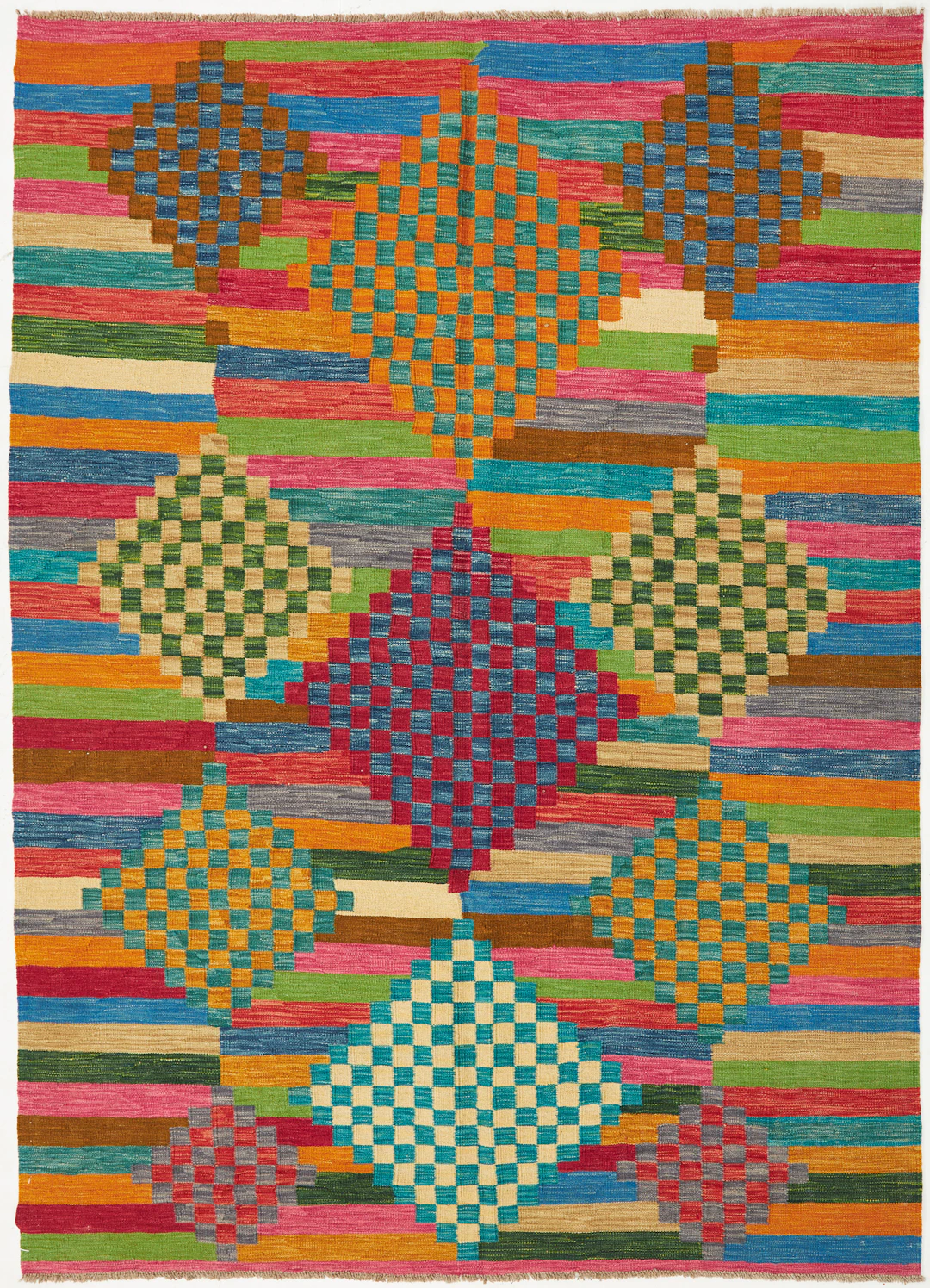 ORIENTMATTA. Kelim, ca 242x175 cm.