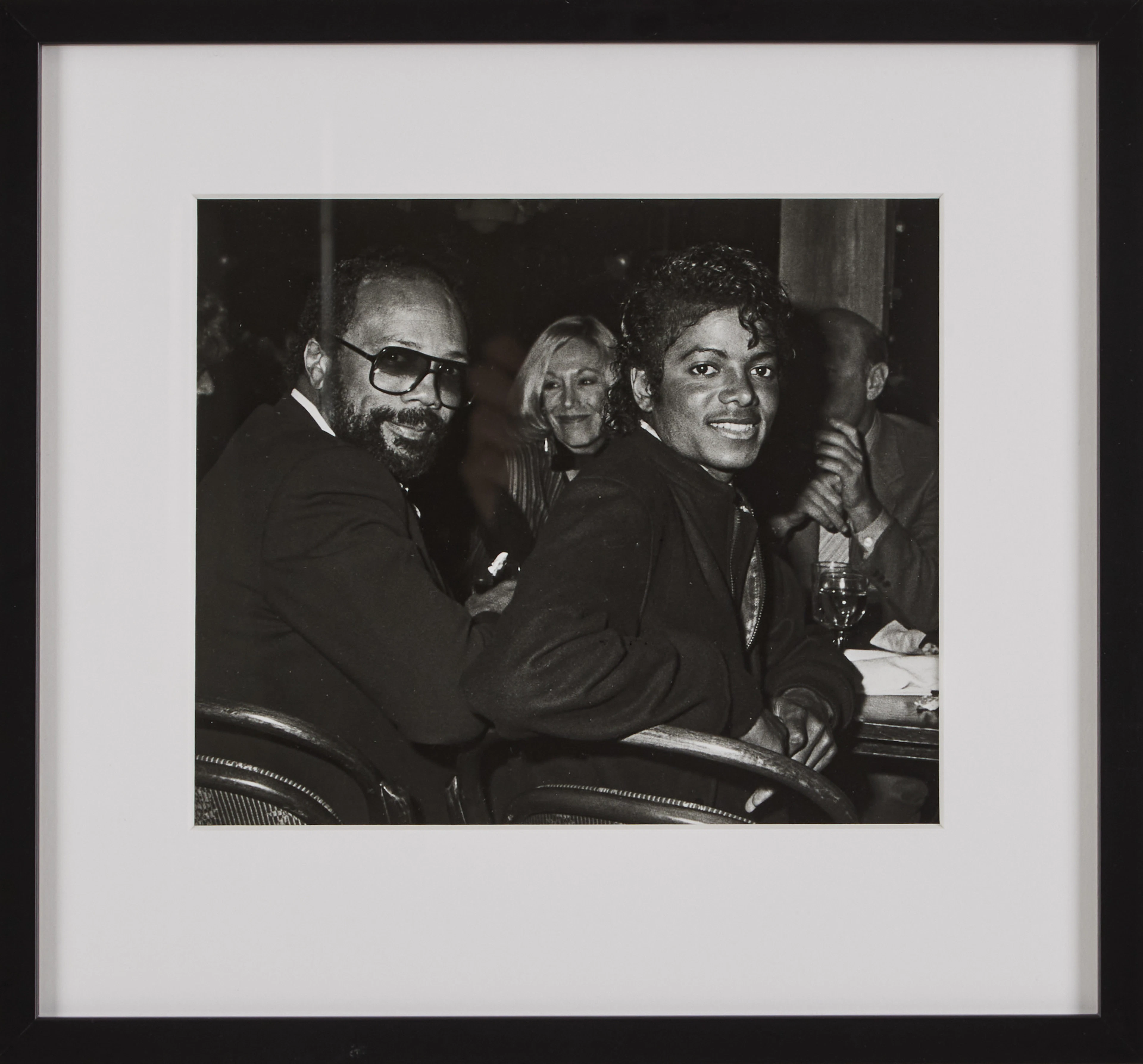 RON GALELLA. April 9, 1983: Michael Jackson and Quincy Jones.