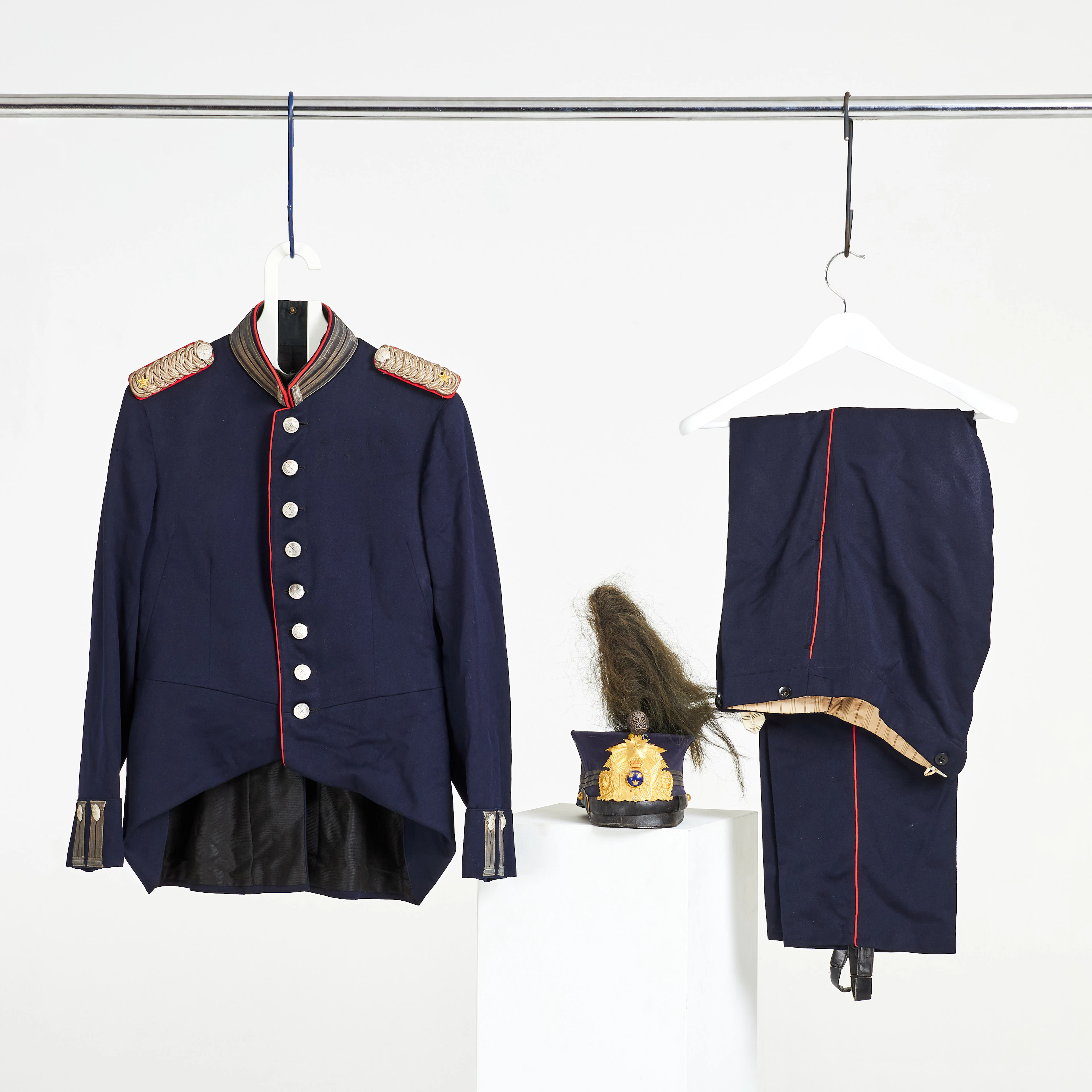 UNIFORM MED KÄPI. M/1886, intendenturkåren.