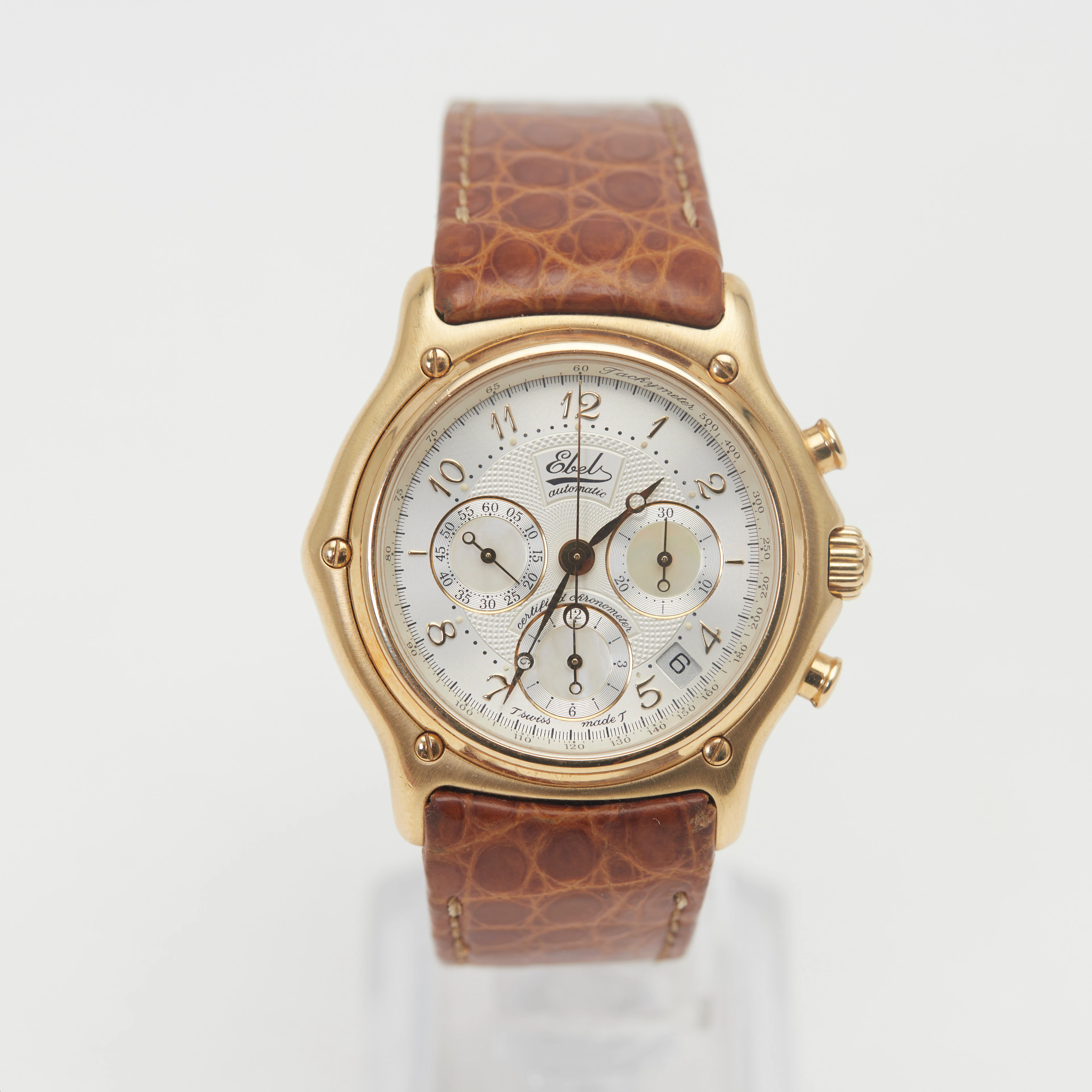 EBEL. Armbanduhr / Chronograph, '1911 Le Modulor', Automatik, 750er