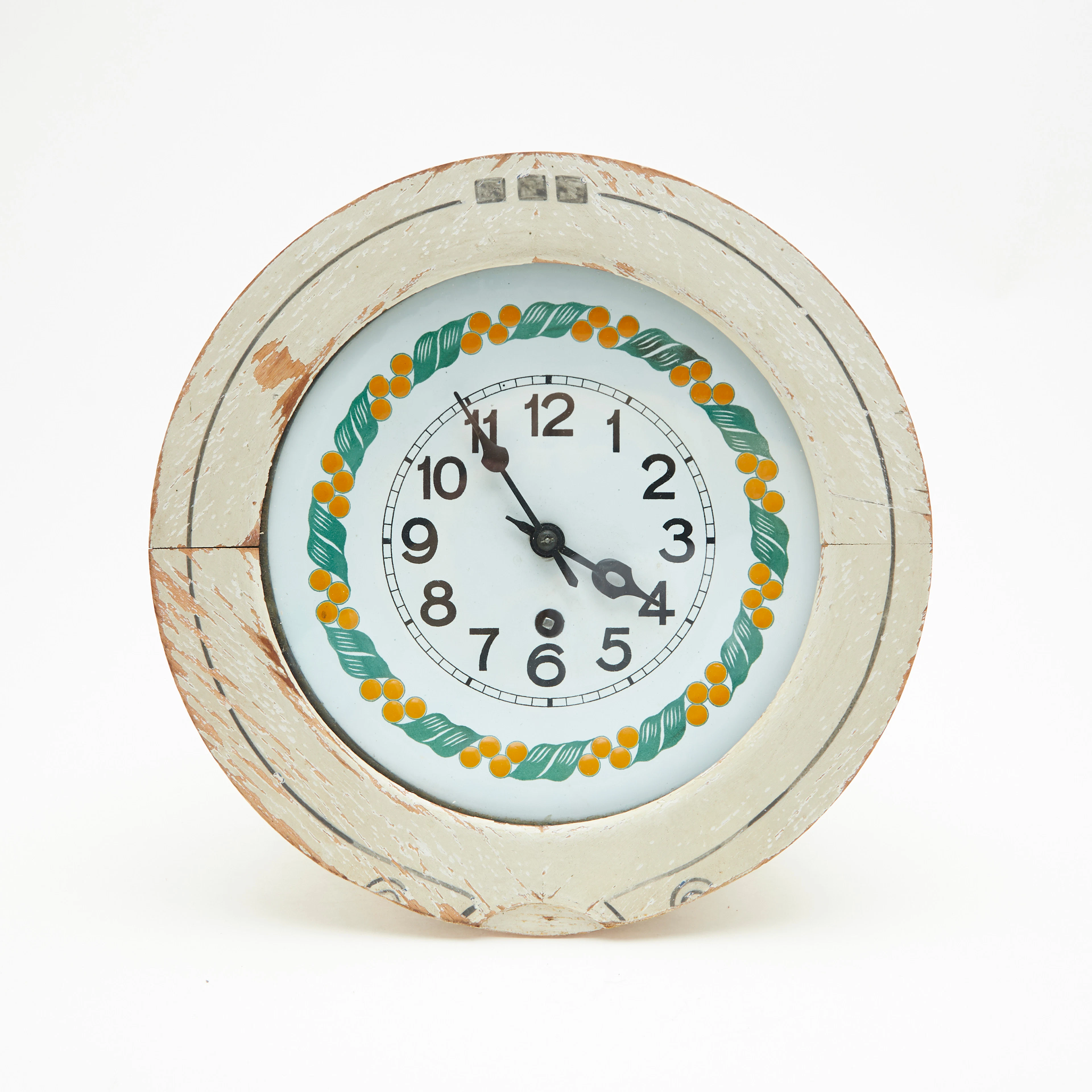 WANDUHR, Holz, Metall, 20. Jahrhundert.